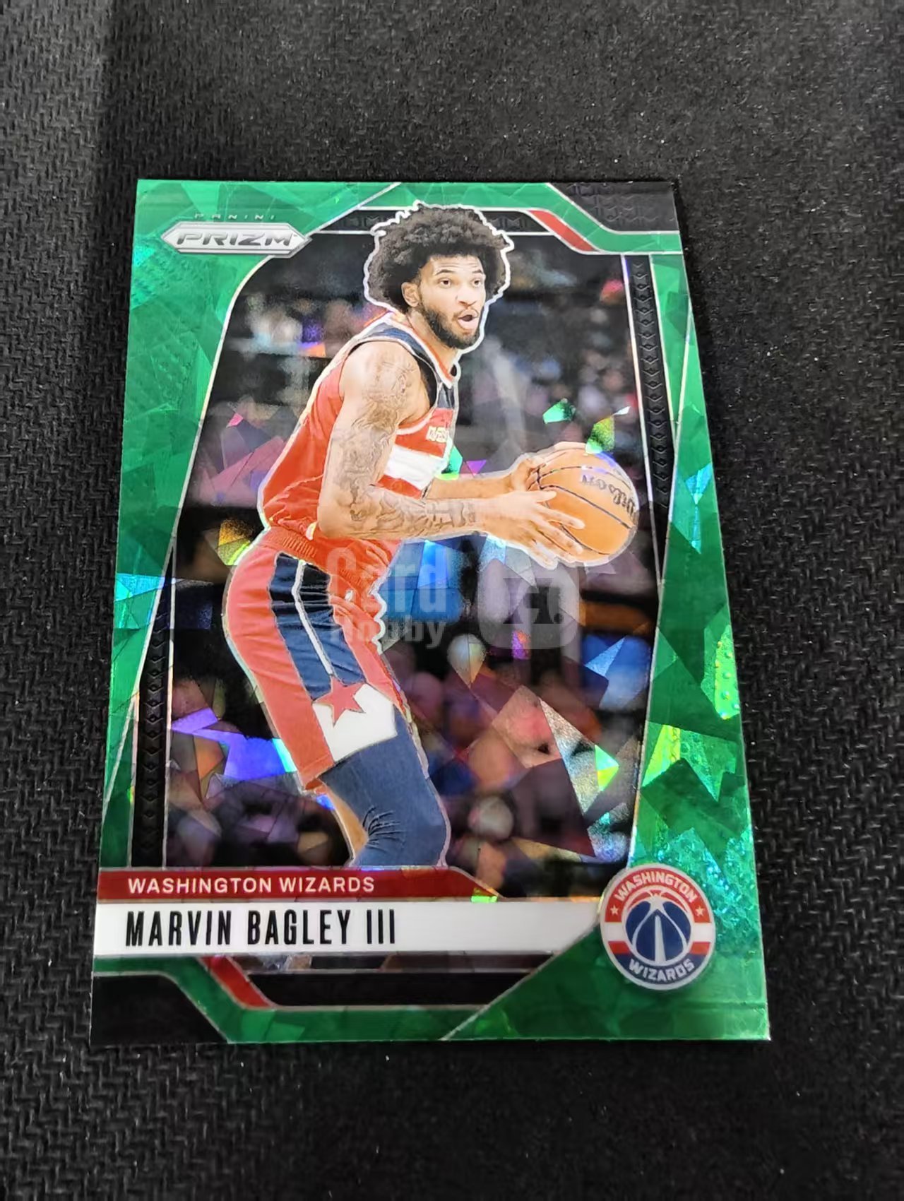 2024-25 Panini Prizm Marvin Bagley III 马文 奇才 巴克利 绿碎冰 PZ 划痕 边角瑕疵 #145