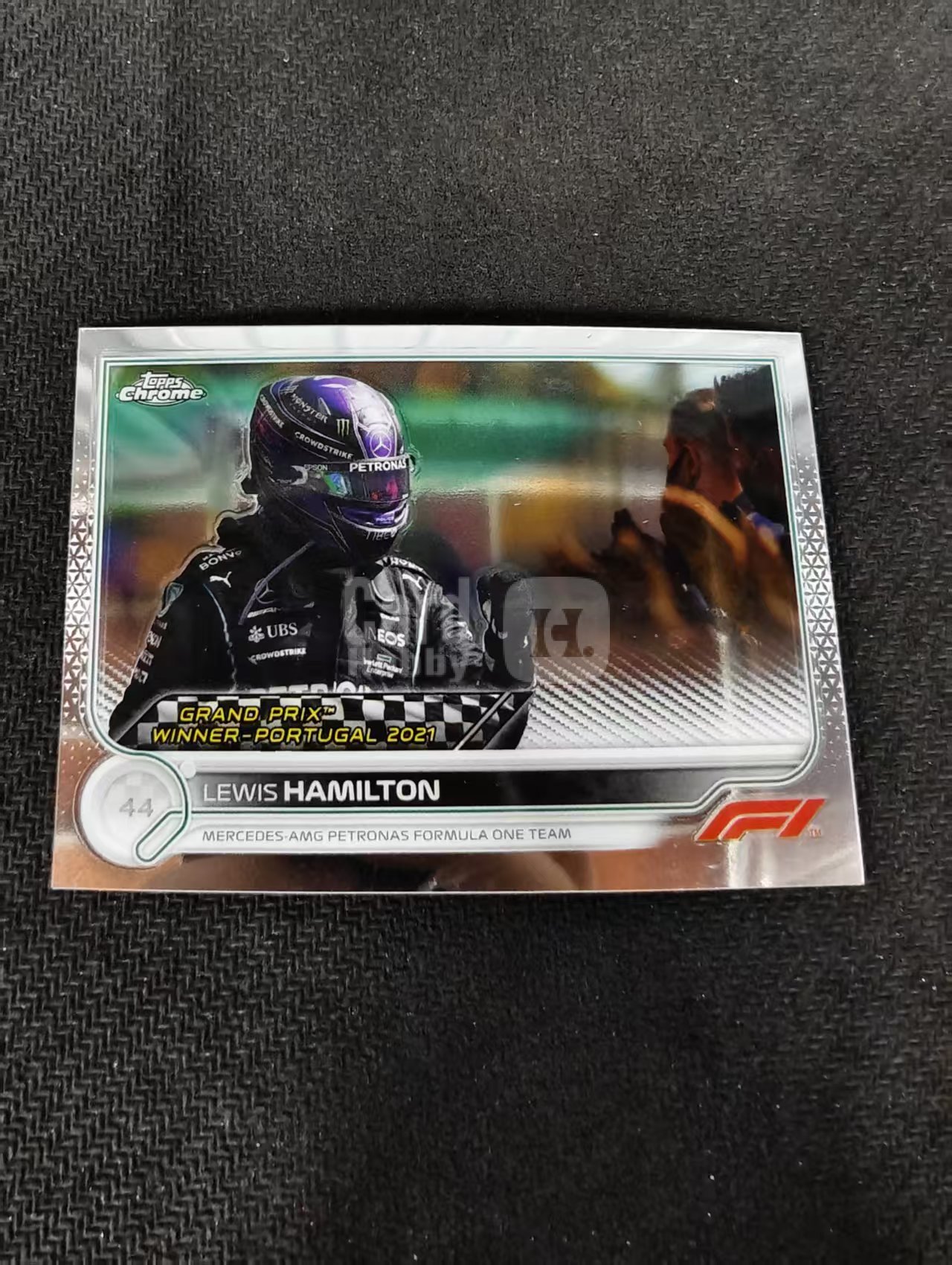 2022 Topps Chrome F1 Lewis Hamilton 刘易斯 汉密尔顿 AMG梅赛德斯奔驰 划痕 边角瑕疵 #153