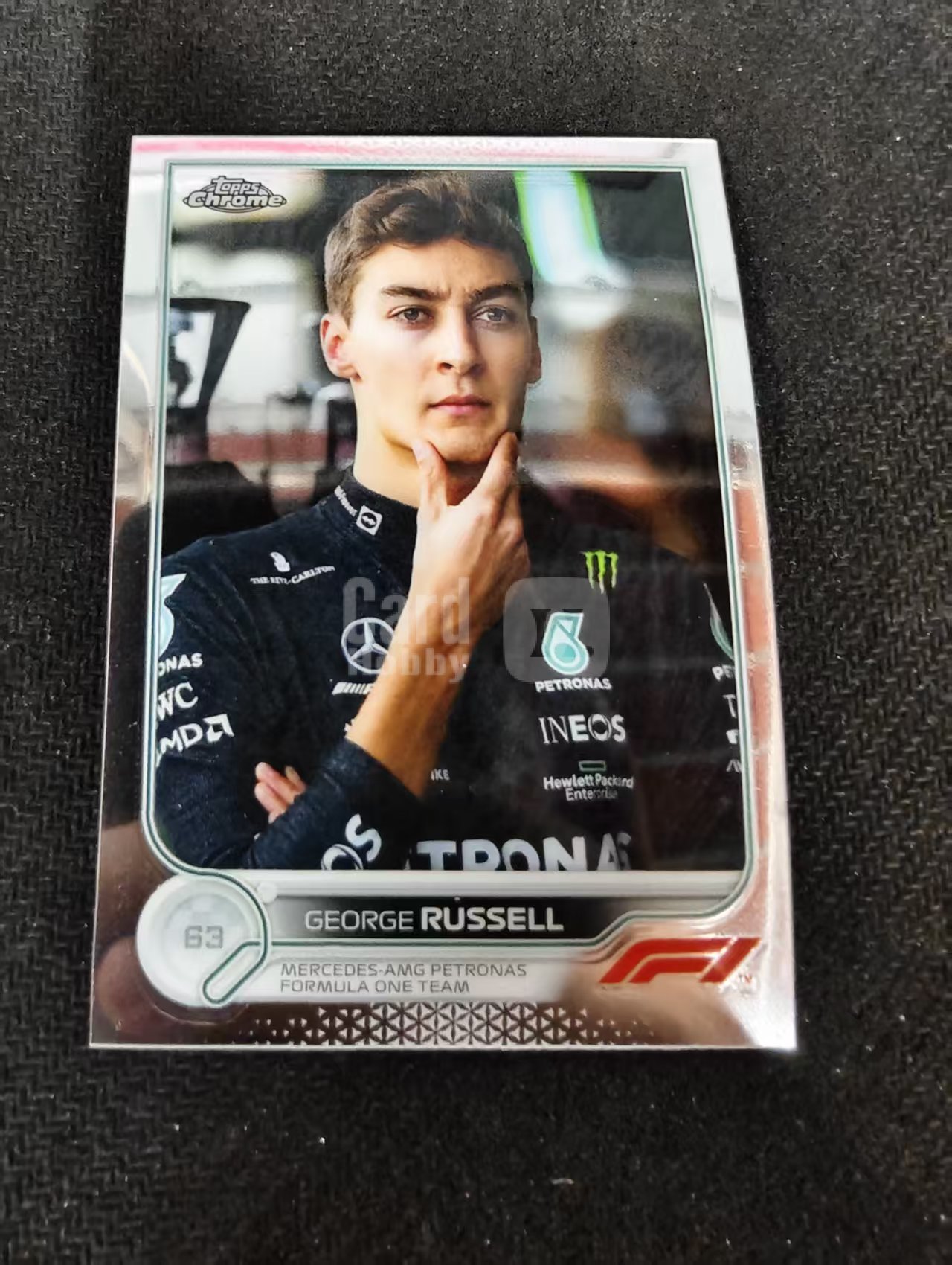 2022 Topps Chrome F1 George Russell 乔治 拉塞尔 梅奔 划痕 边角瑕疵#18