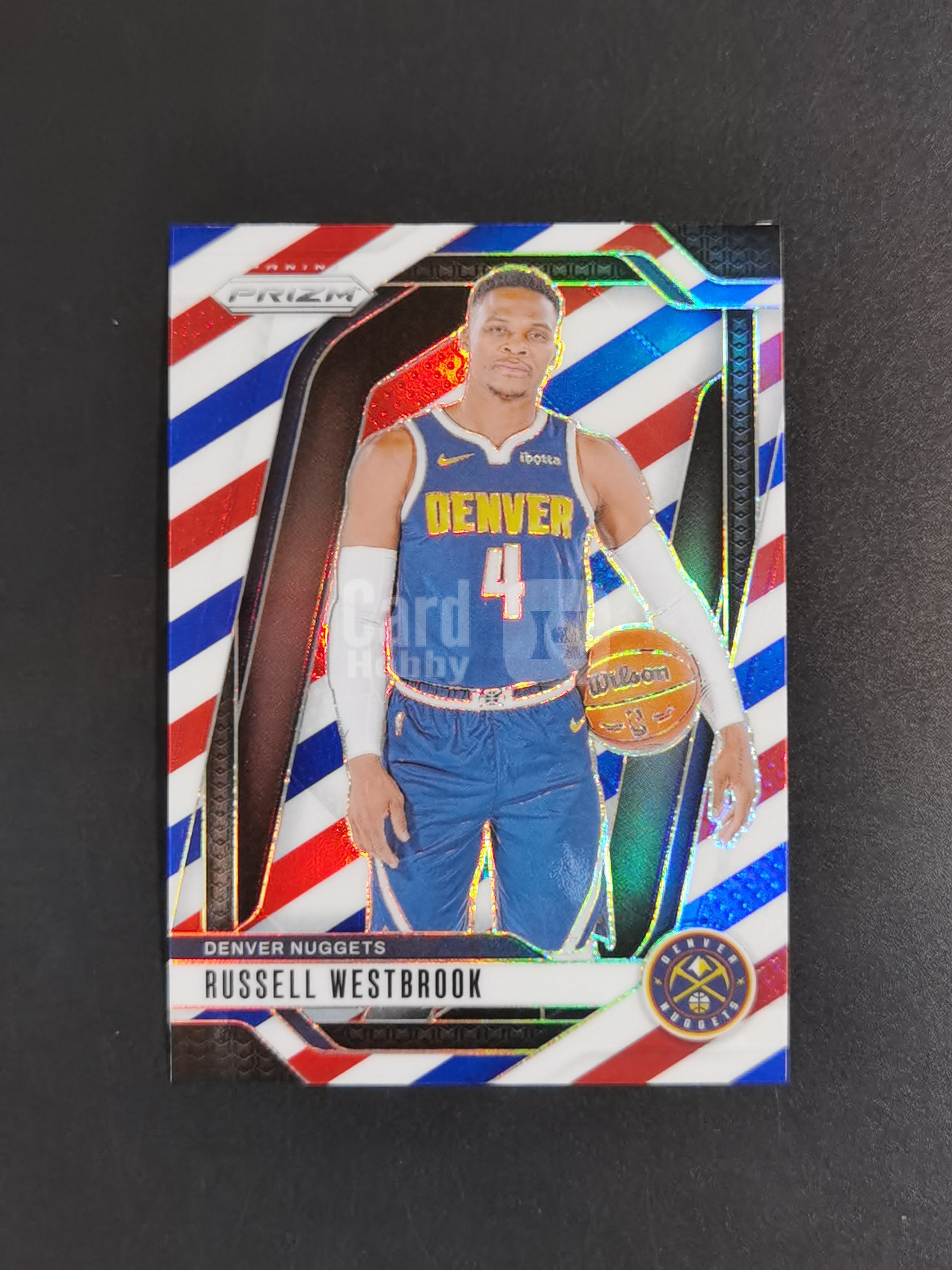 2024-25 Panini Prizm Russell Westbrook 拉塞尔 威斯布鲁克 三色折 卡品如图 专收必备