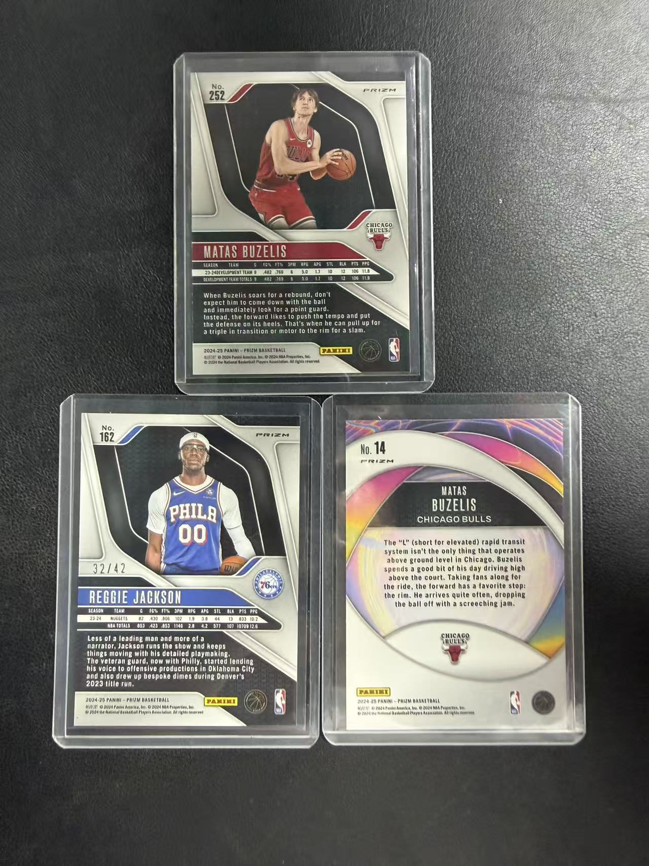 2024-25 Panini Prizm Matas Buzelis RC pz 马塔斯 布泽利斯 雷吉 杰克逊 42编 粉脉冲折 银折 新秀 特卡 卡品如图 跑跑