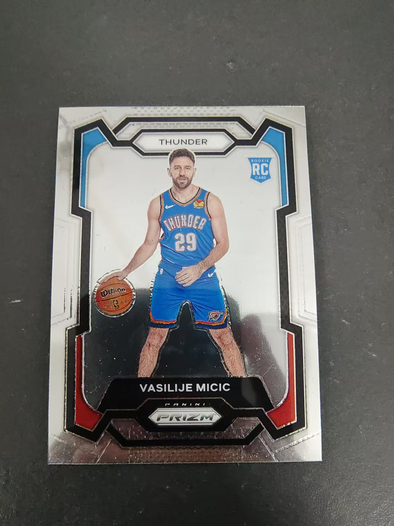 【可合并,不累计】2023-24 Panini Prizm vasilije micic 雷霆 米西奇 新秀 RC PZ 划痕 边角微瑕 #297