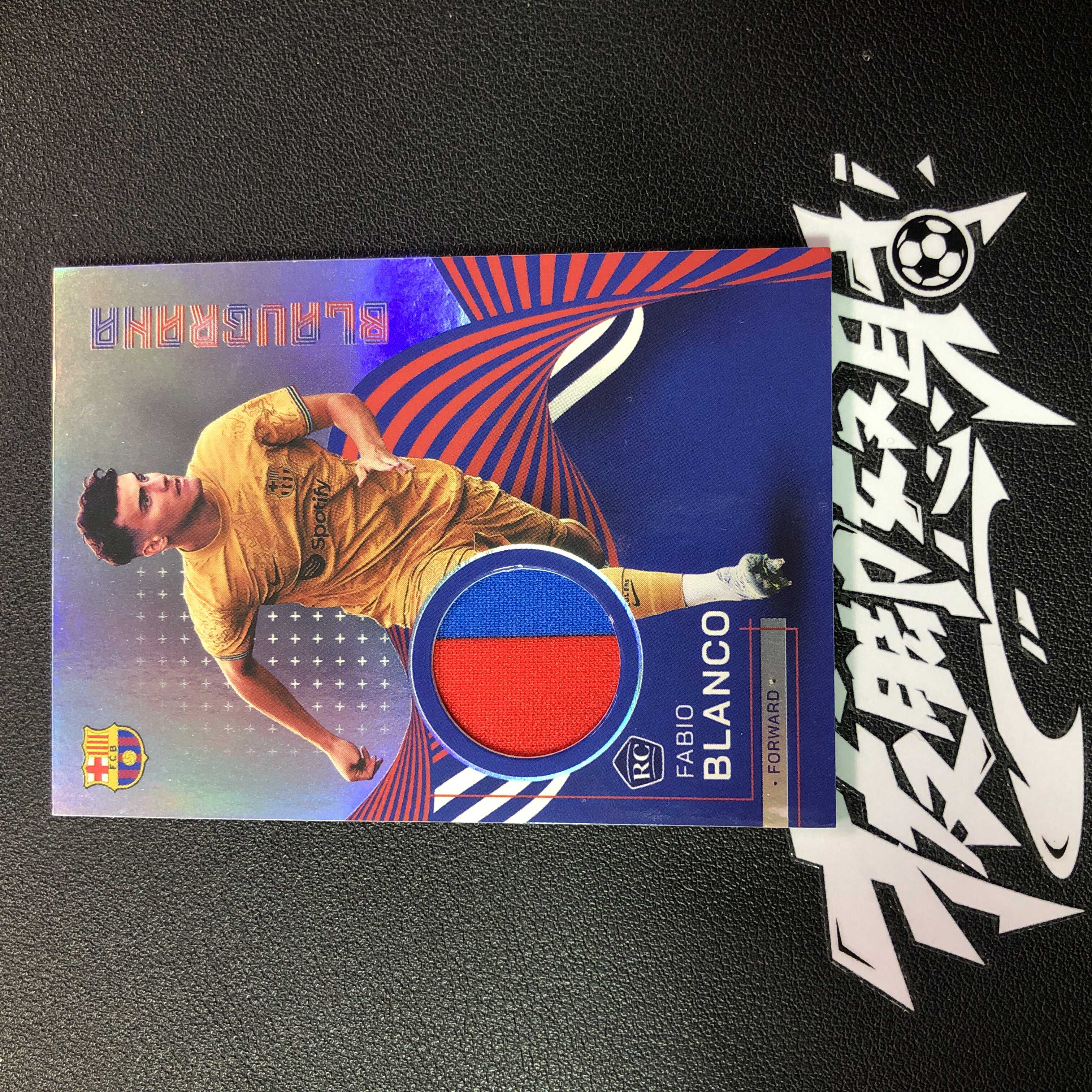 【怒射拍卖 接代卖】拔脚橙心D25 2023 Topps 巴萨队盒  Fabio Blanco 法比奥 布兰科 巴萨 RC新秀 patch物料切割  多图已拍仔细看图顺丰