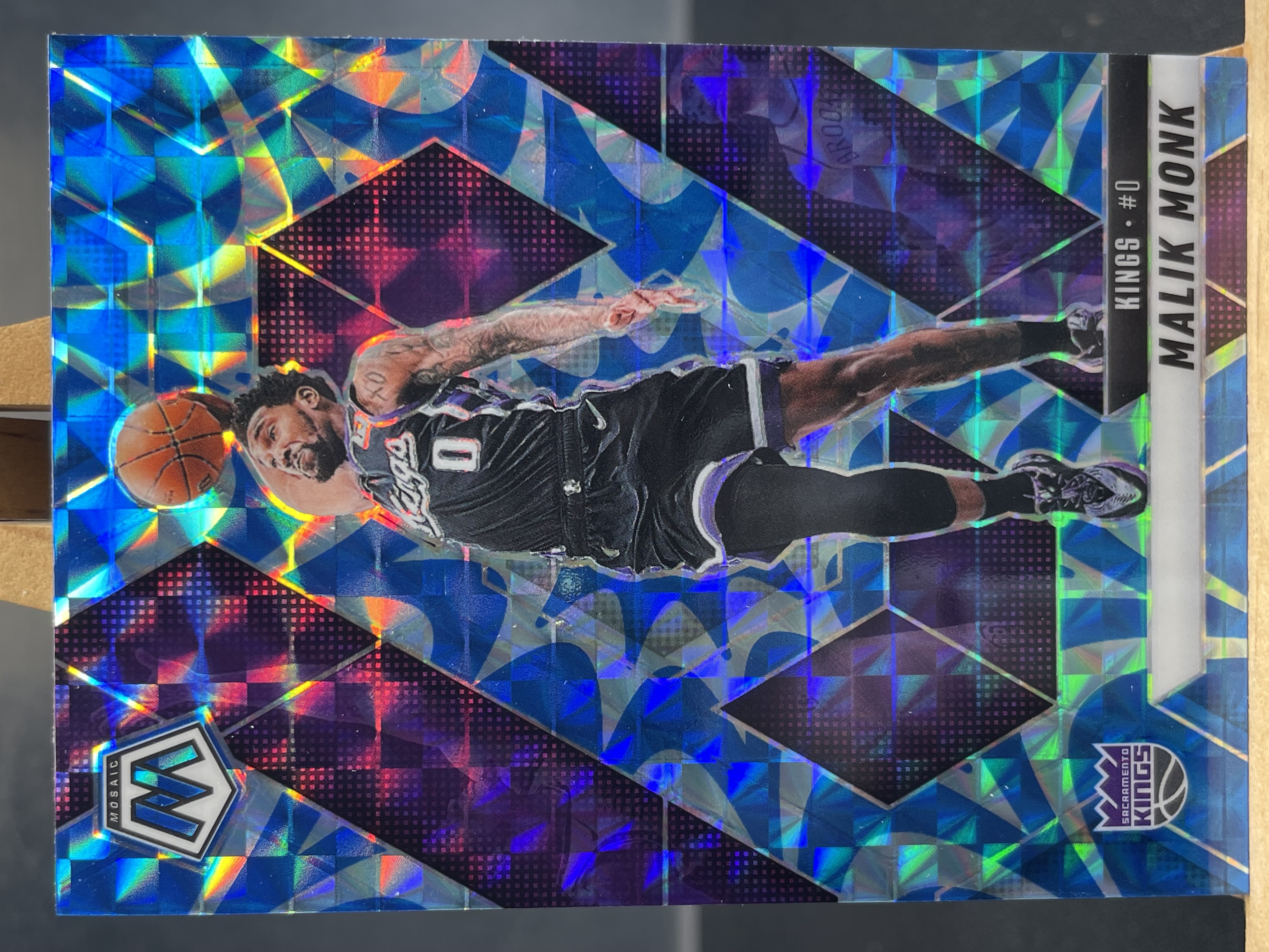 (A6) 2023-24 PANINI 马赛克系列 蓝爆炸折 马利克 蒙克 国王 近期大热球星 收藏凑套必备 卡品如图 ！！！
