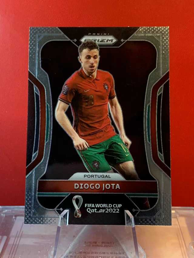 （老末精品代拍)2022 Panini Prizm World Cup Diogo Jota  迪奥戈 若塔 葡萄牙 卡塔尔世界杯PZ  base  顺丰寄付 免费代拍