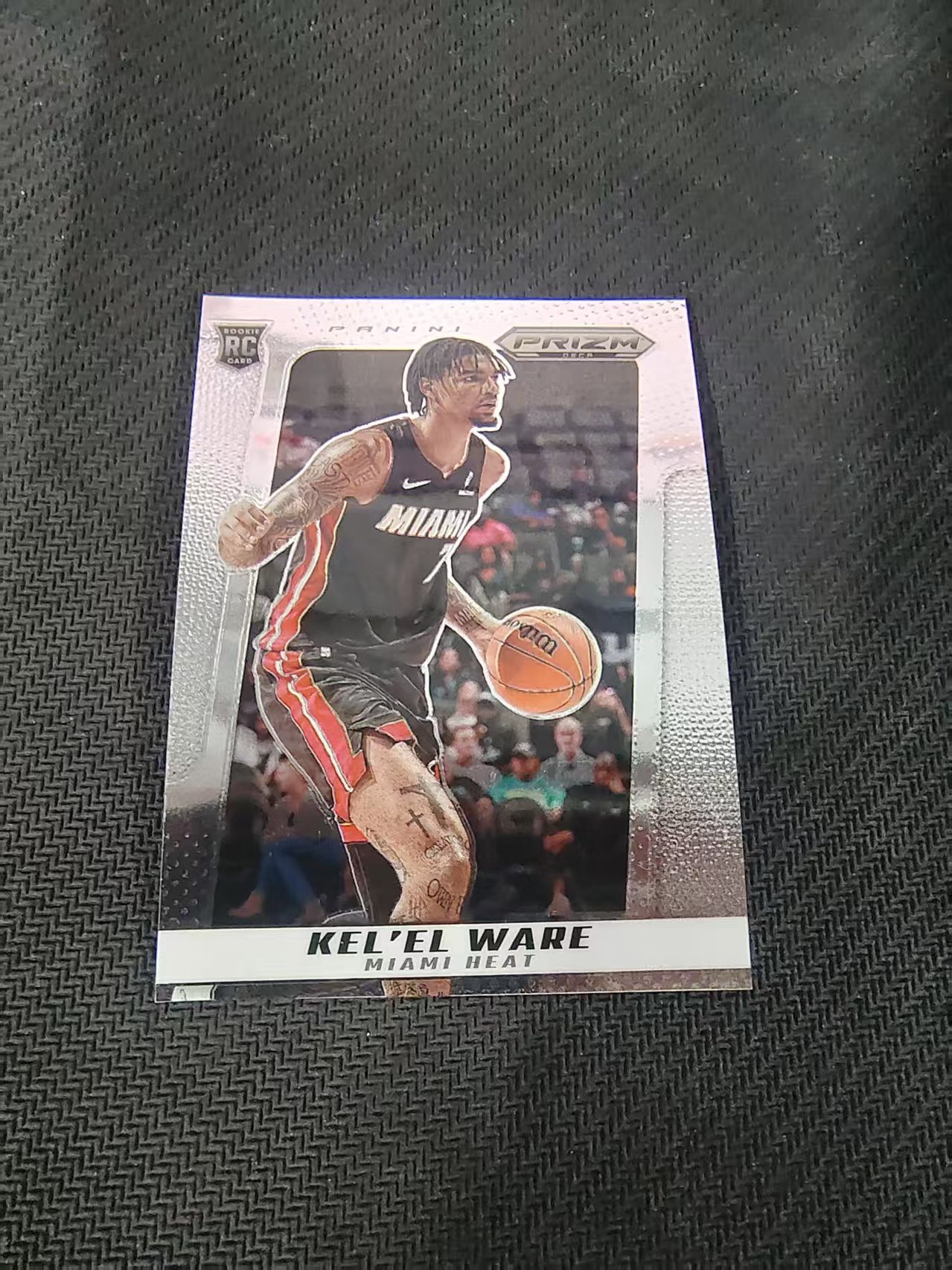 【可合并,不累计】2024-25 Panini Prizm Kel'el Ware RC Pz deca 复刻 热火 新秀 凯莱尔 威尔 划痕 边角瑕疵 #79