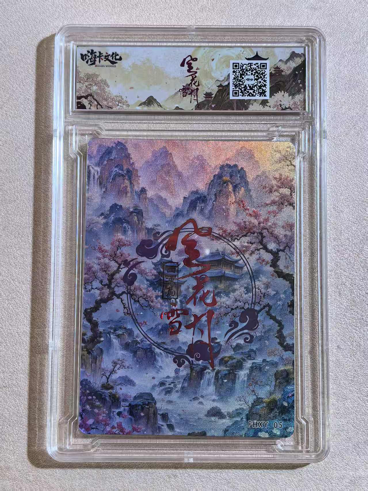 嗨卡文化《风花雪月》西汉篇系列 古风美女 “敬武公主”FHXY 05 闪卡 原卡砖 默认微瑕 卡品如图
