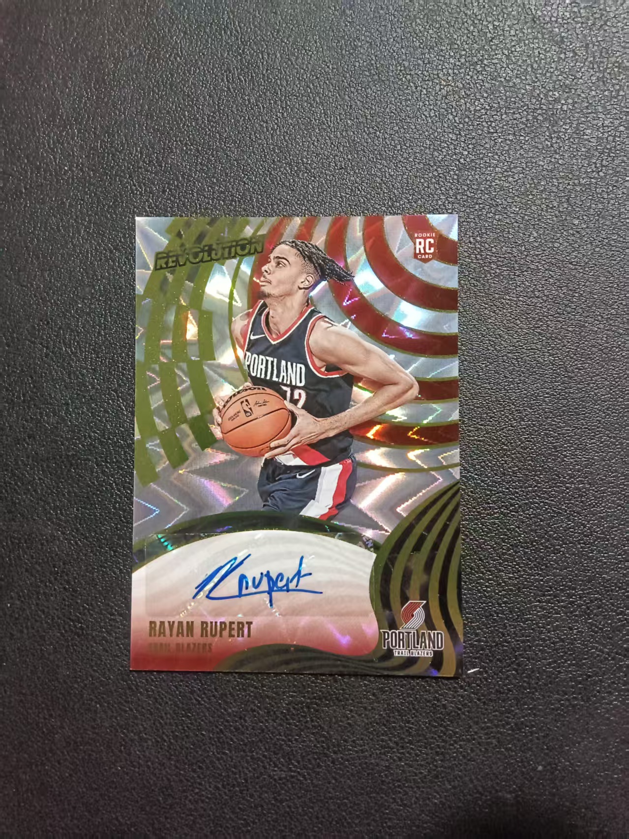 2023-24 Panini Revolution Rayan Rupert RC 革命 开拓者 拉杨 吕佩尔 100编 签字 爆炸折 折射 卡品如图 龙龙龙