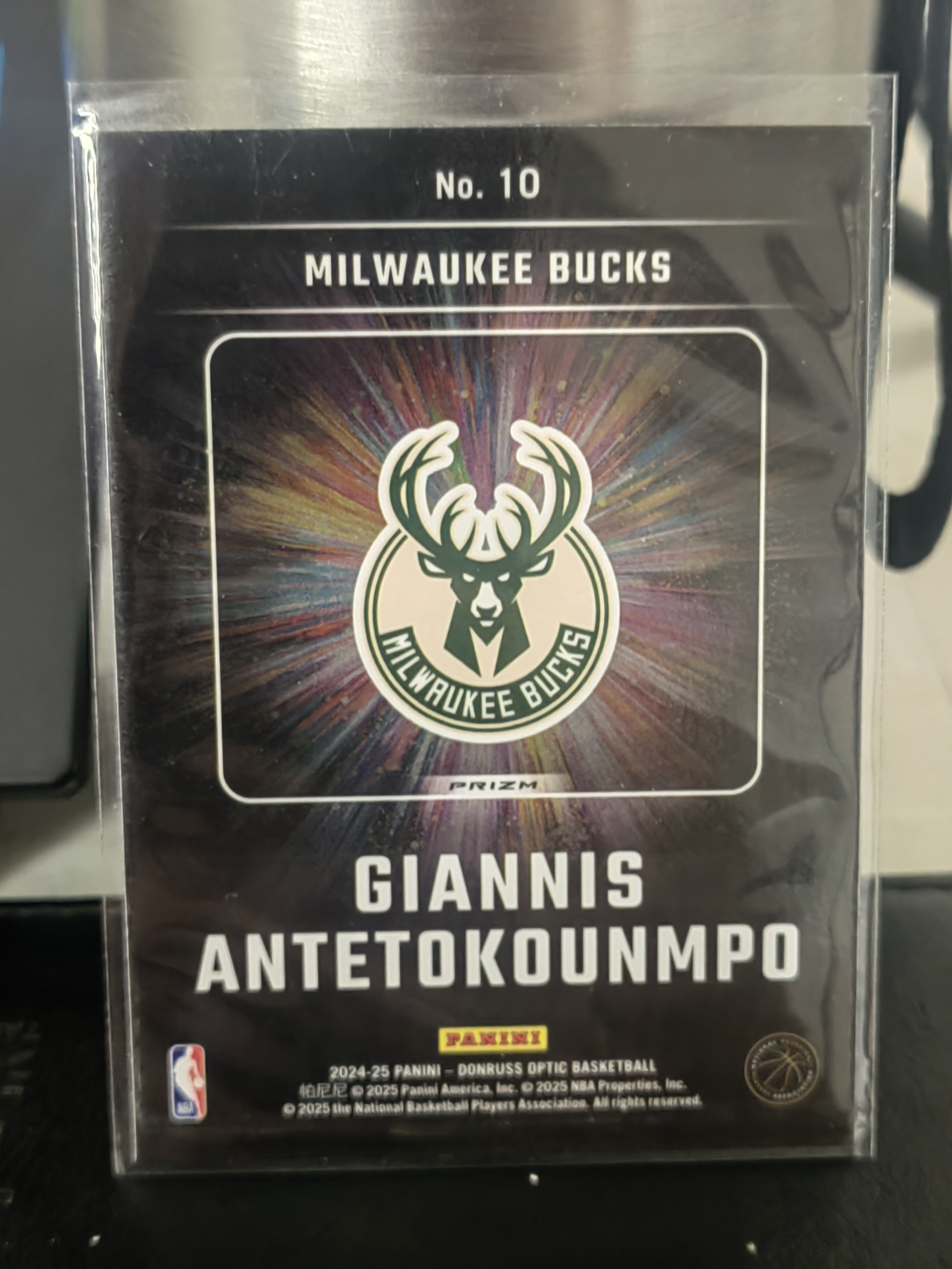 2024-25 Panini Donruss Optic Giannis Antetokounmpo 杜蕾斯 OP 扬尼斯 阿德托昆博 字母哥 雄鹿 LIGHTS OUT 特卡 熄灯 小鱼 卡品如图