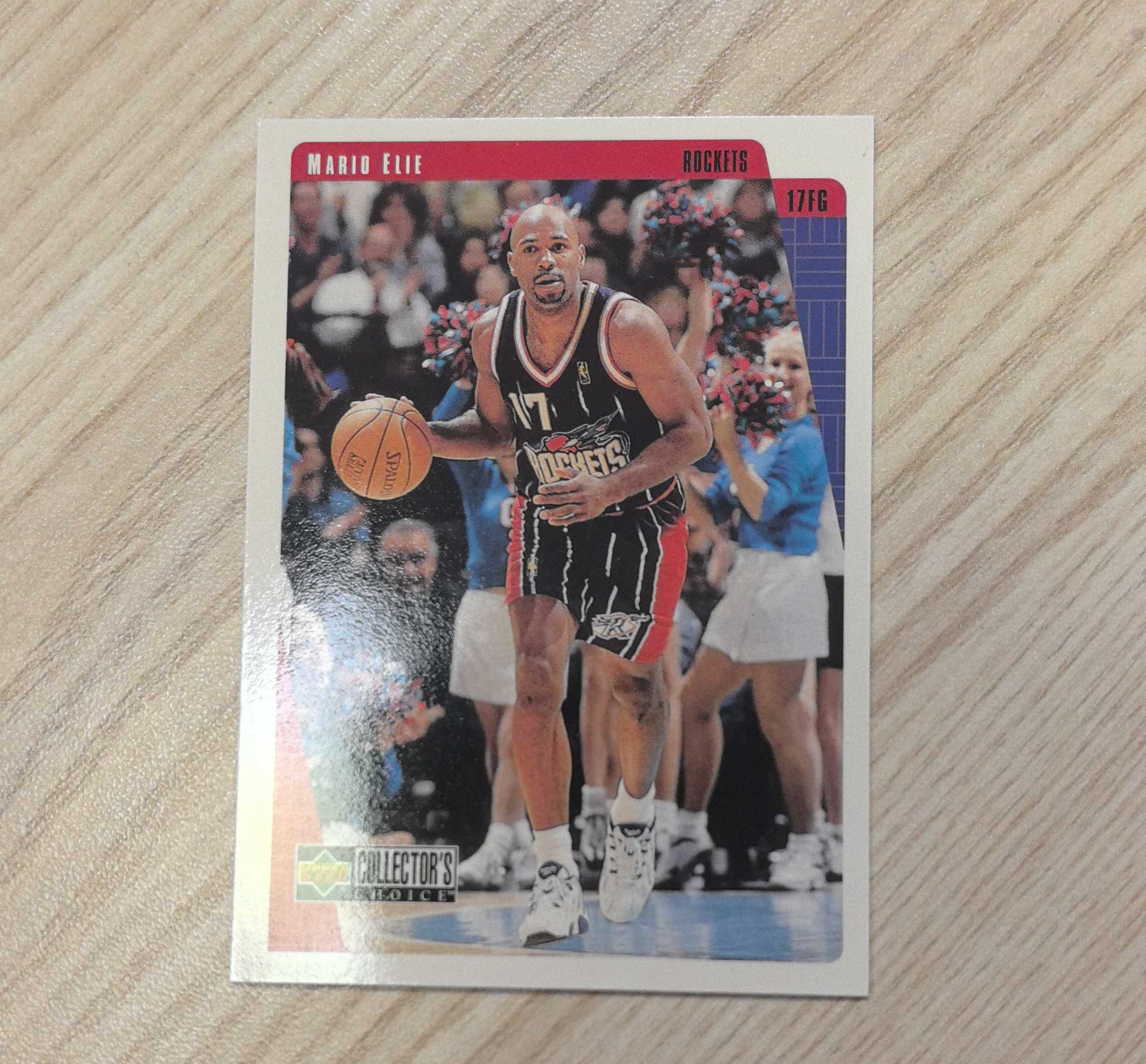 1997-98 Upper Deck Collector's Choice Mario Elie 马里奥·埃利 UD99年随马刺夺冠死亡之吻 邓肯和罗宾逊身边的好帮手先后效力于76人开拓者火箭勇士太阳