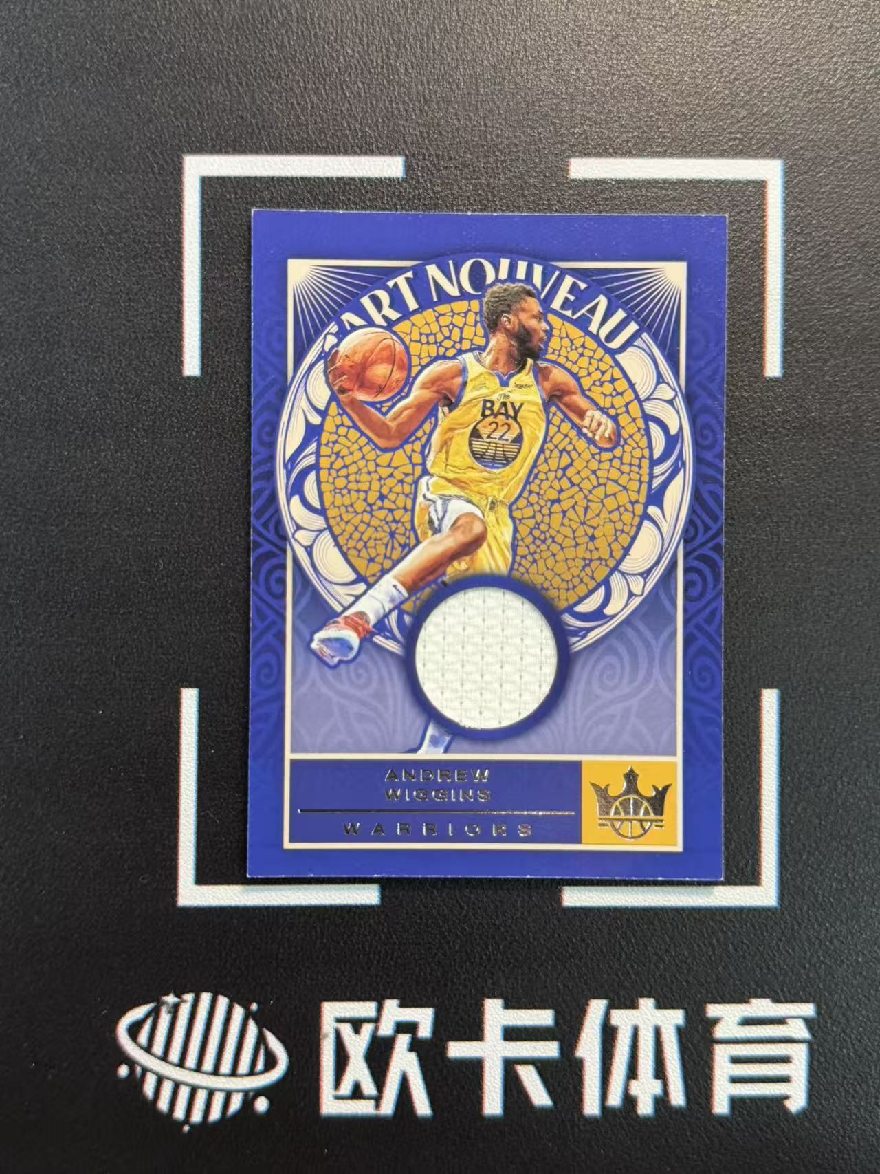 2021-22 Panini Court Kings Andrew Wiggins 【欧卡体育】油画 安德鲁 威金斯 球衣 物料 AN 勇士 卡品如图(reject)