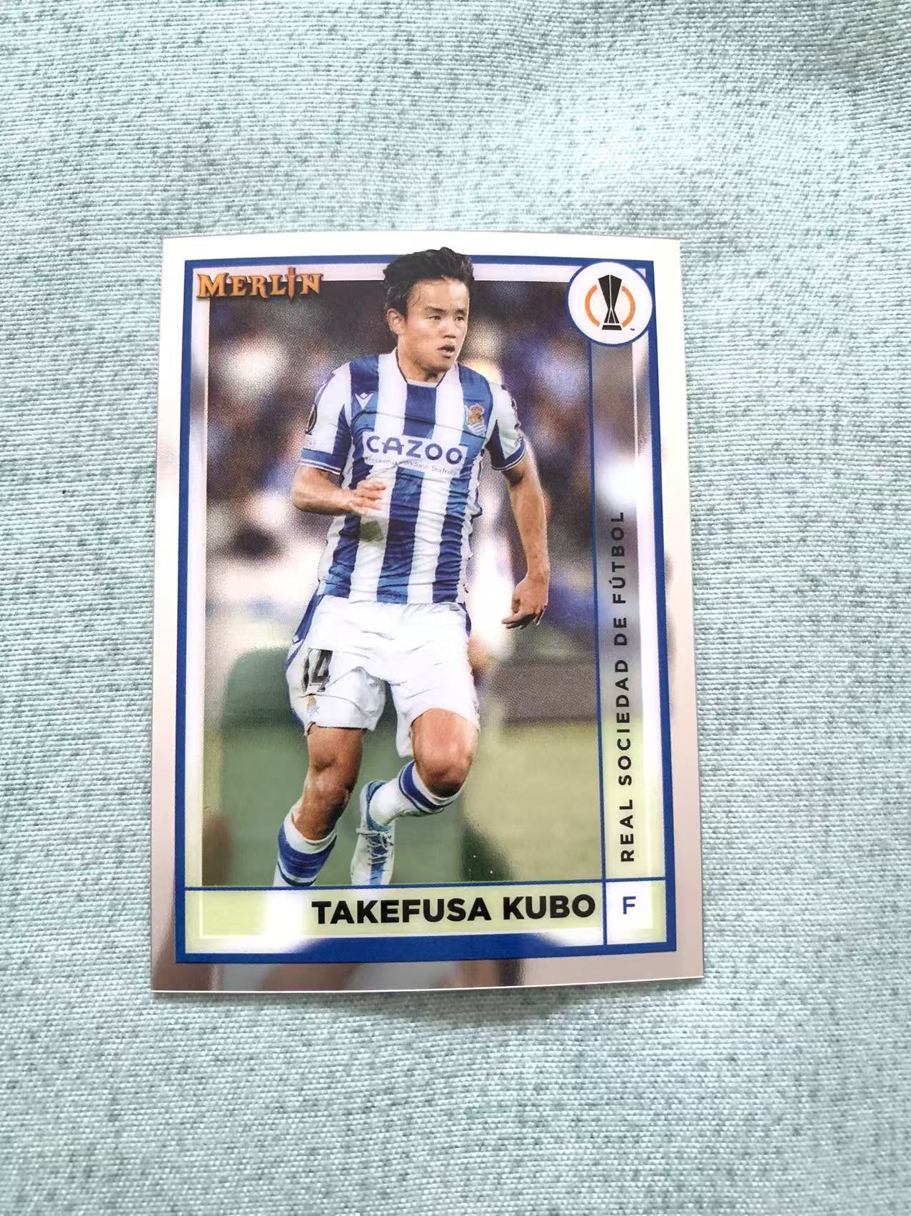 2023 Topps Merlin Takefusa Kubo 梅林 欧冠 皇家社会 久保建英 base 皇马 赫塔费 马洛卡 旺旺