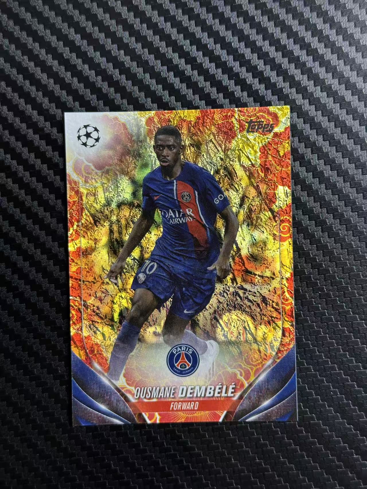 2024 Topps ucc OUSMANE DEMBELE 欧冠 碧玉 登贝莱 巴黎 法国 新年限定折 043/150编 卡品如图 拍前看描述