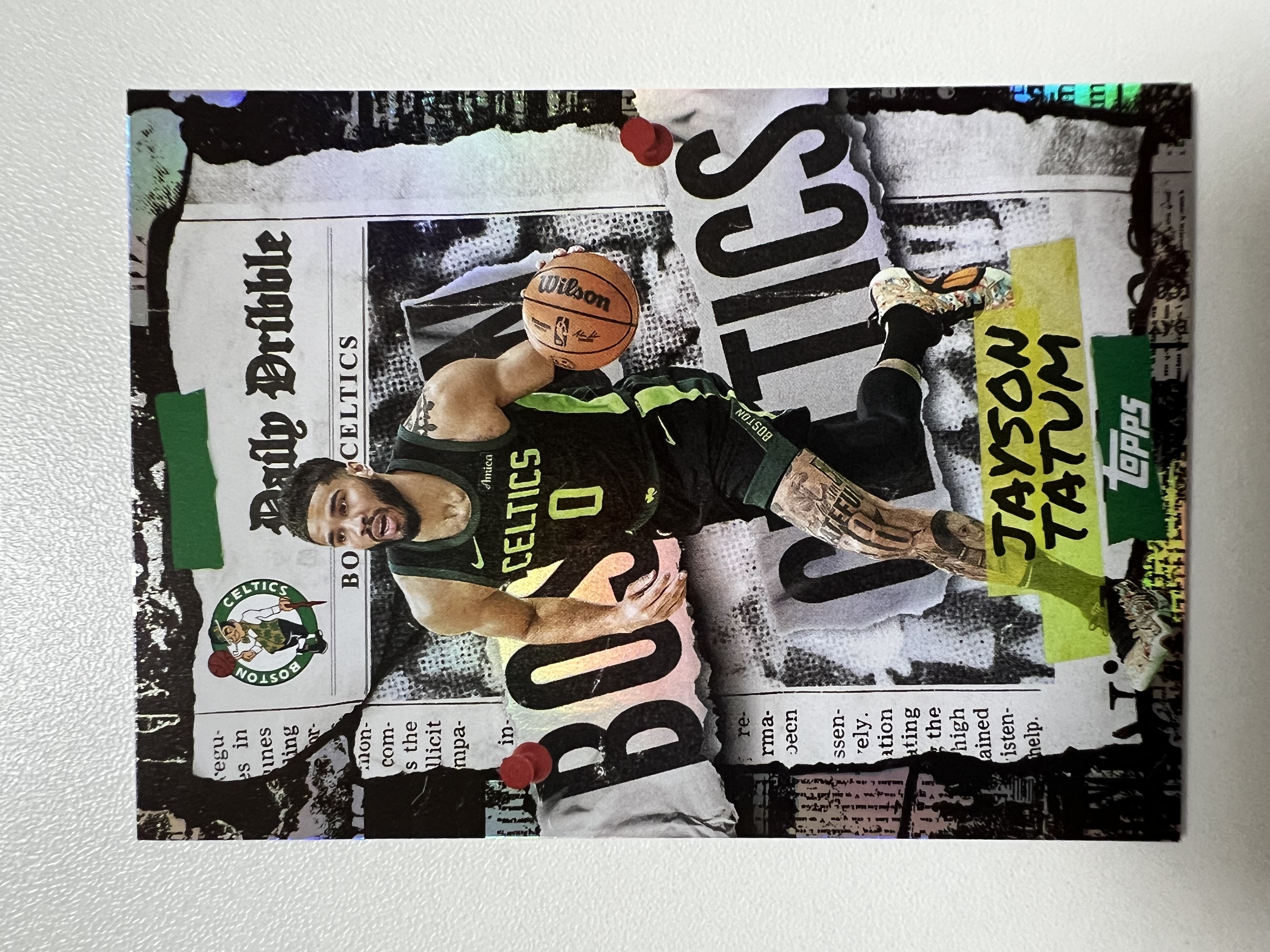 2025 Topps Topps Jayson Tatum 獭兔 杰森塔图姆 凯尔特人 报纸 收藏凑套 卡品如图 免费代拍(XS)