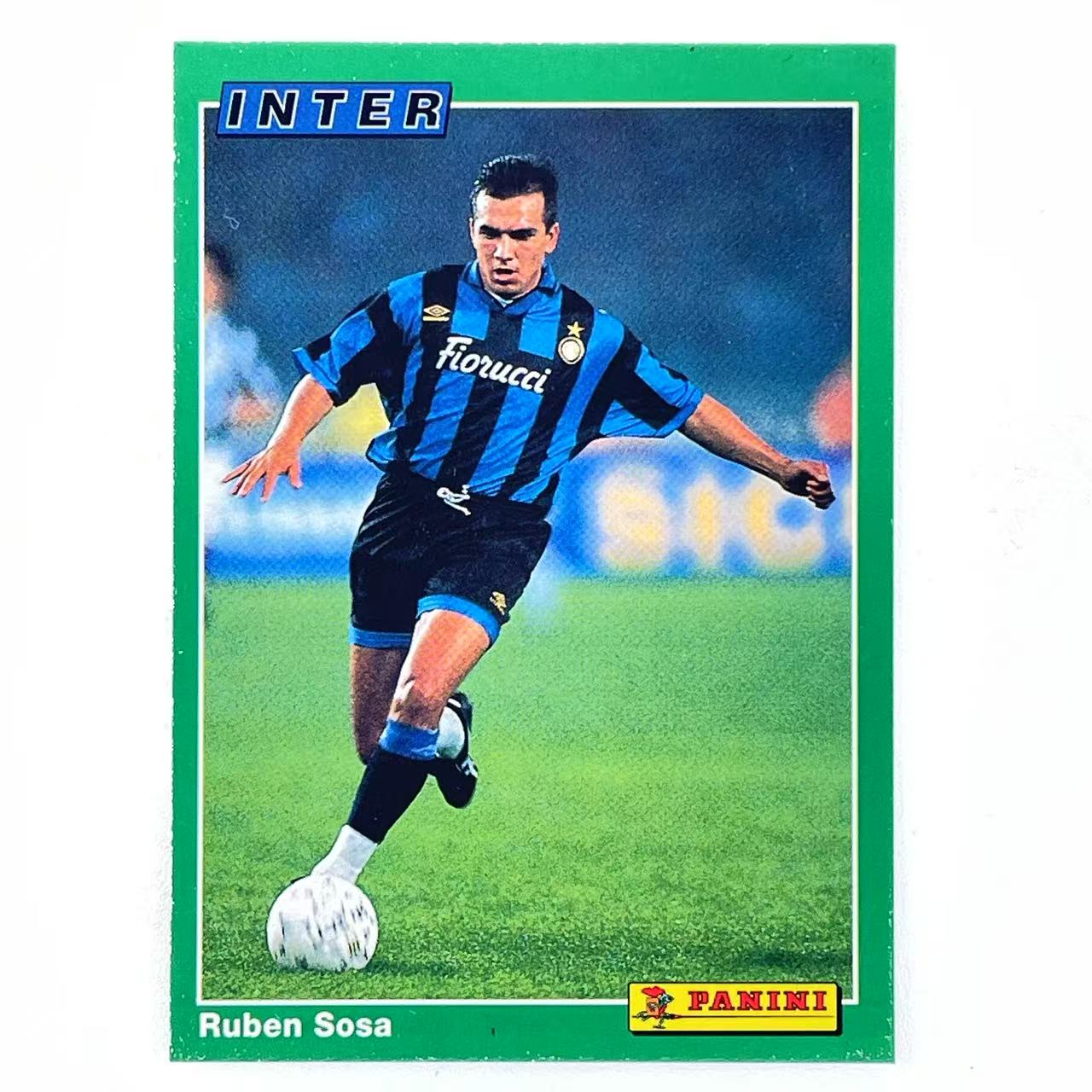 X 1991-92 Panini Score Ruben Sosa 鲁本 索萨 乌拉圭 国际米兰 帕尼尼 意甲 元年 日版 稀有经典 轻印如图 美#