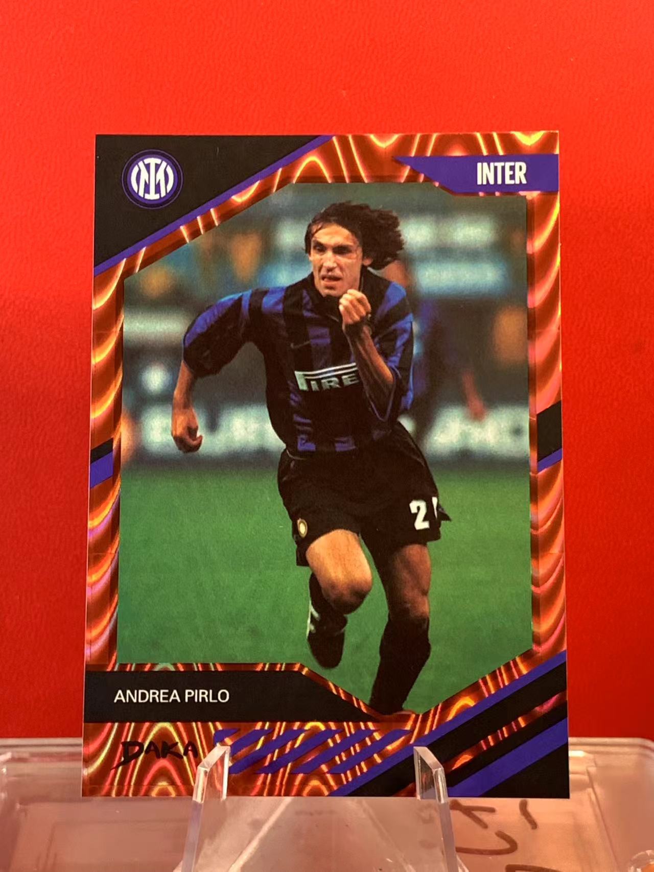 (詹叔代拍)2025 daka 达咖 国米队盒 皮尔洛 AC米兰 意大利 中场大师 钢琴家 pirlo 12/49编 卡品如图 顺丰寄付 i3