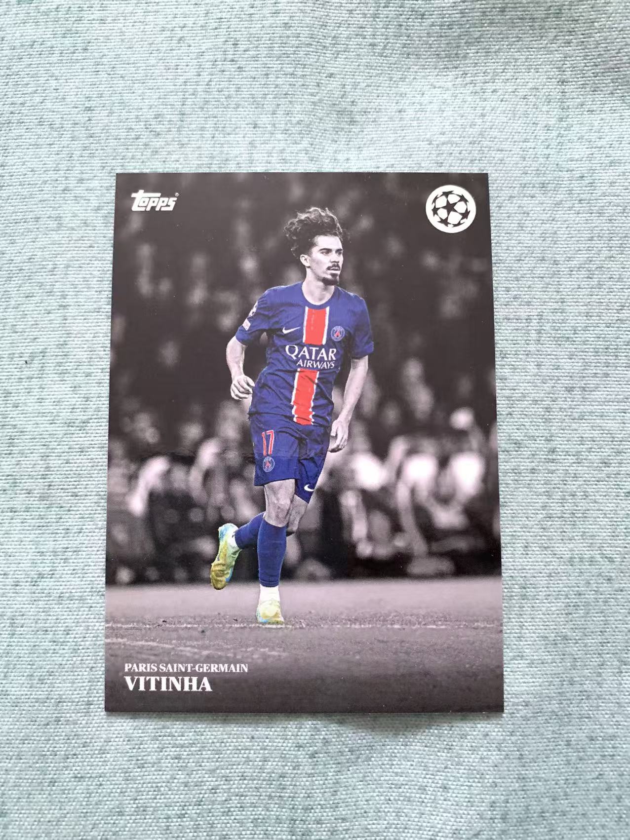 2024-25 Topps Simplicidad Vitinha 欧冠 极简 大巴黎 葡萄牙 维蒂尼亚 base 旺旺