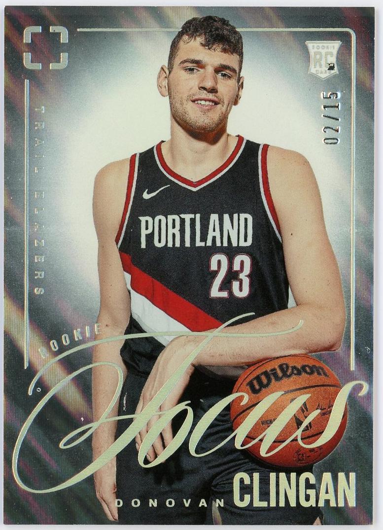 2024-25 Panini Photogenic Donovan Clingan RC 多诺万克林根 新秀 上镜 15编 Focus 聚焦特卡 漩涡折 折射 开拓者 卡品如图 小小酥/11.12.