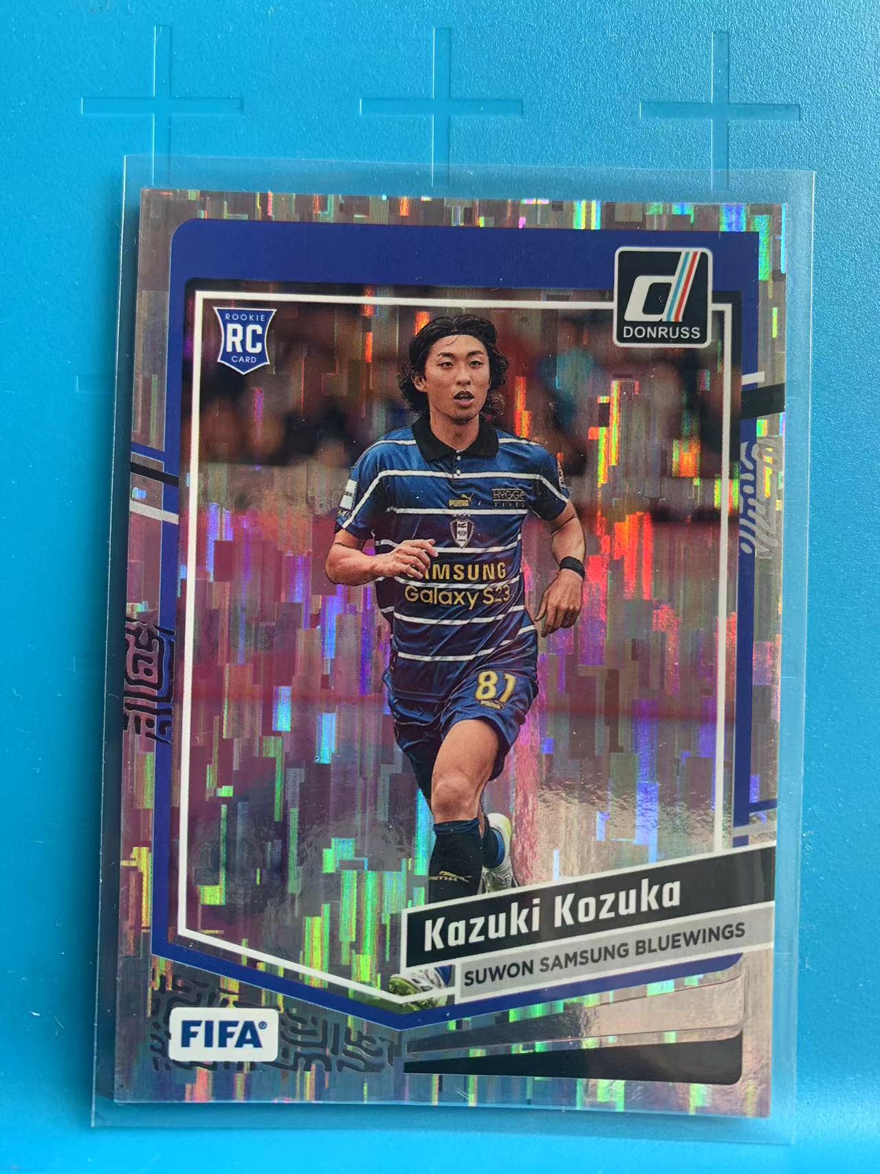 2023-24 Panini Donruss kazuki kazuka 杜蕾斯 小塚和季 新秀 RC 瀑布折 FIFA 卡品如图 J002E