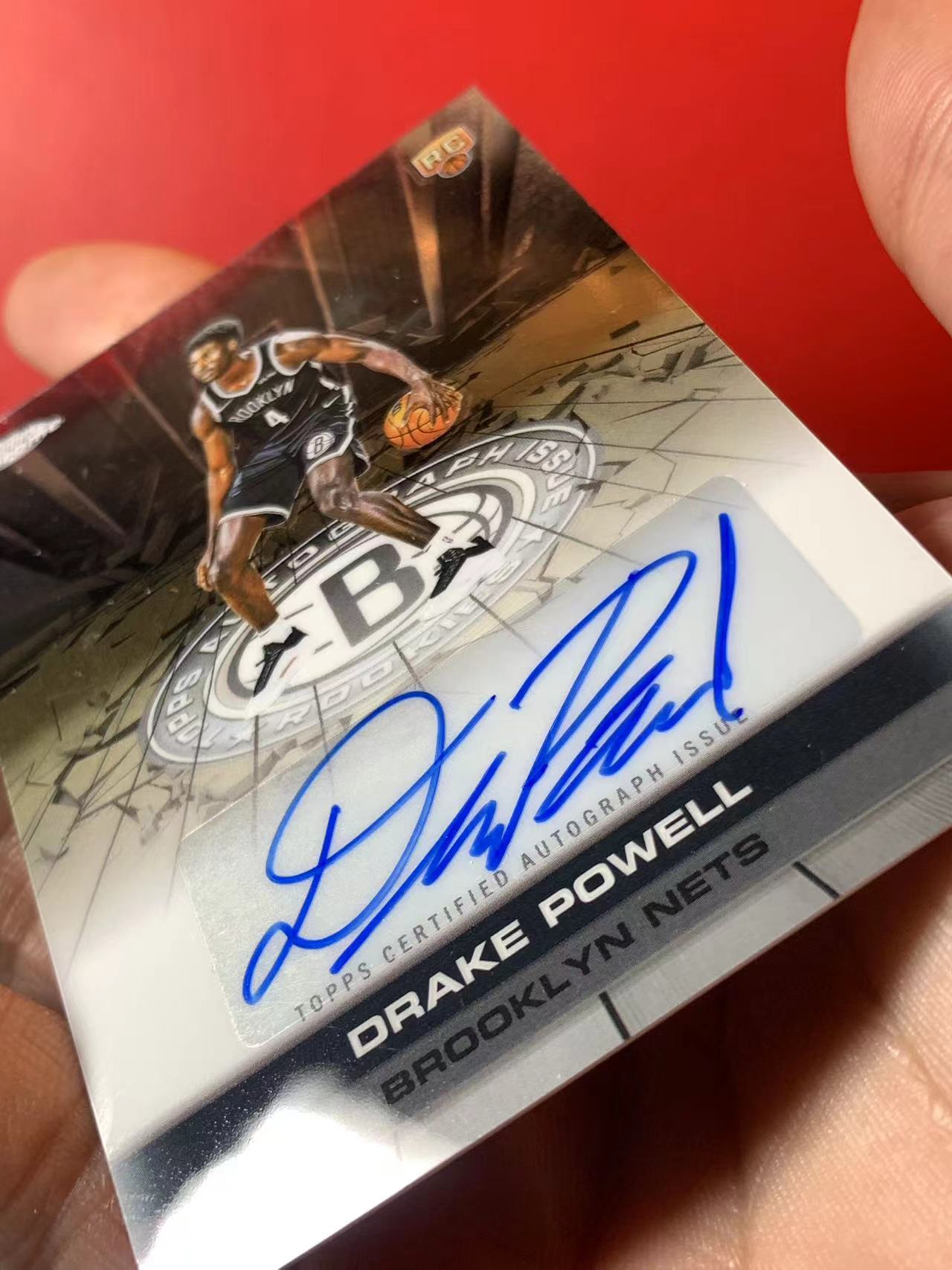 (詹叔代拍)2025 topps Chrome Drake Powell 篮网 德雷克 鲍威尔 RC 新秀 签字 地板签 卡品如图 顺丰寄付 i3