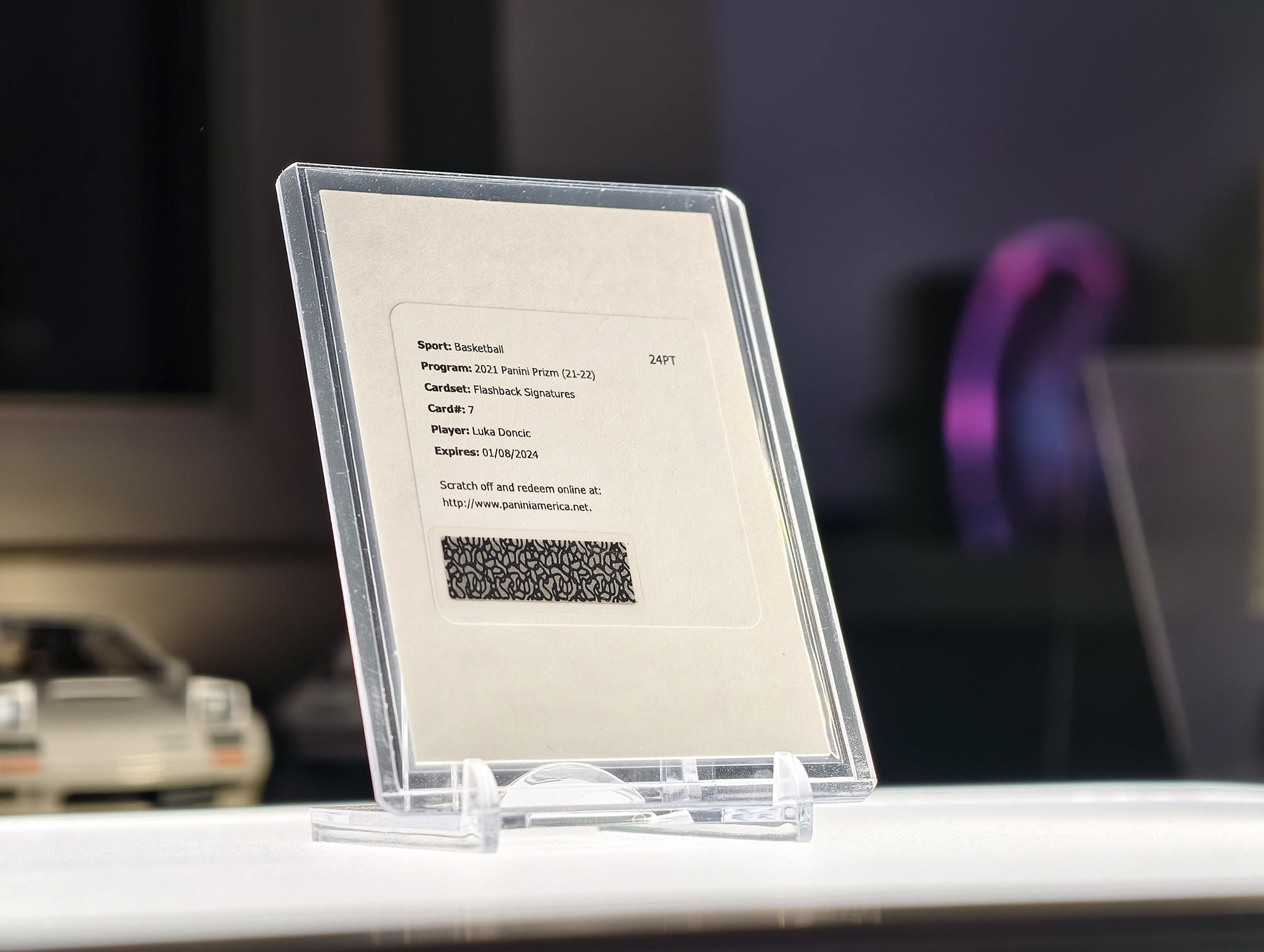 2024-25 Panini Prizm Luka Doncic PZ 独行侠 卢卡 东契奇 签字 闪回签 交换版 已过期 介意勿拍 专收必备 2024年8月已过期
