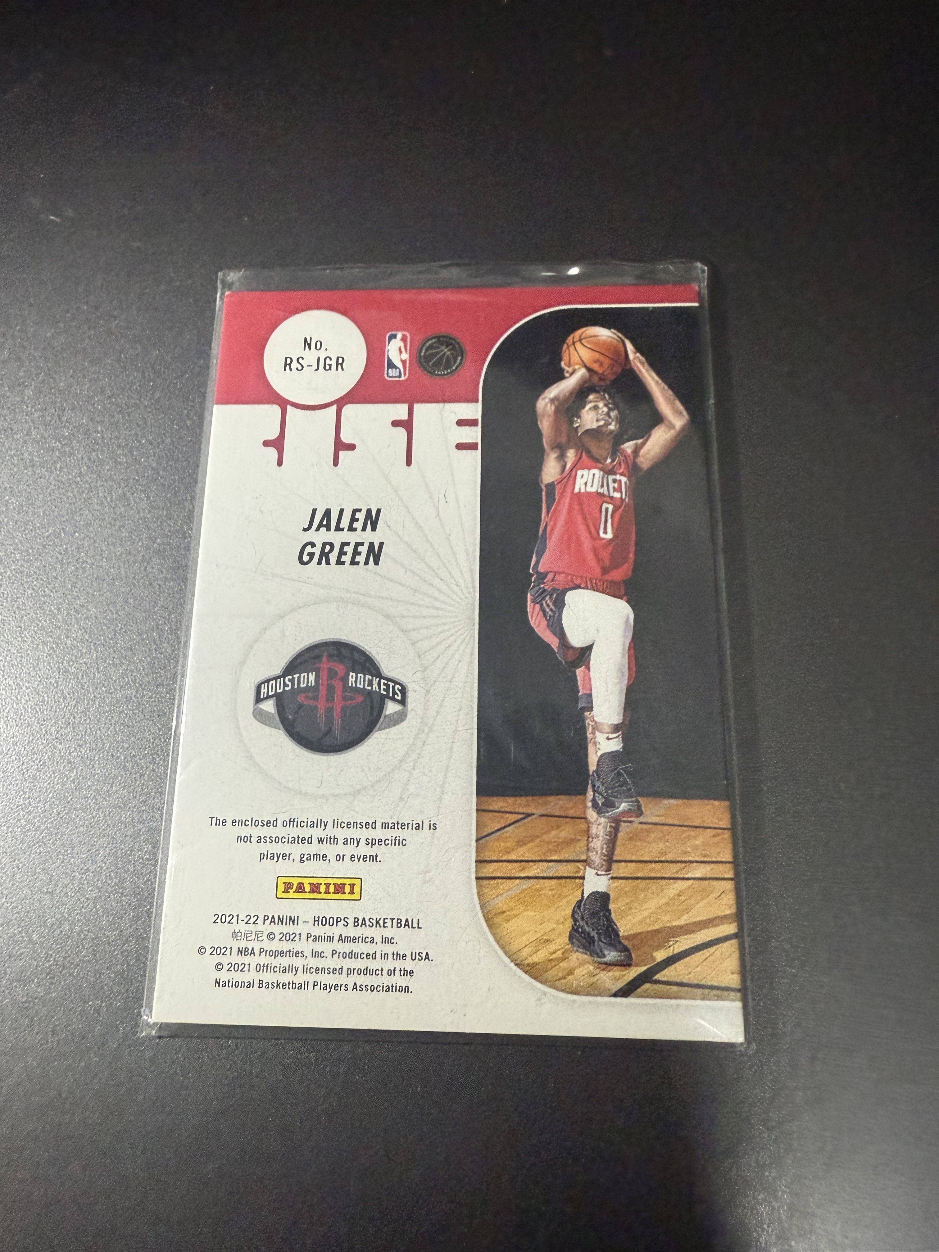2021-22 Panini Contenders Jalen Green RC 杰伦格林 新秀 球衣 火箭队 井