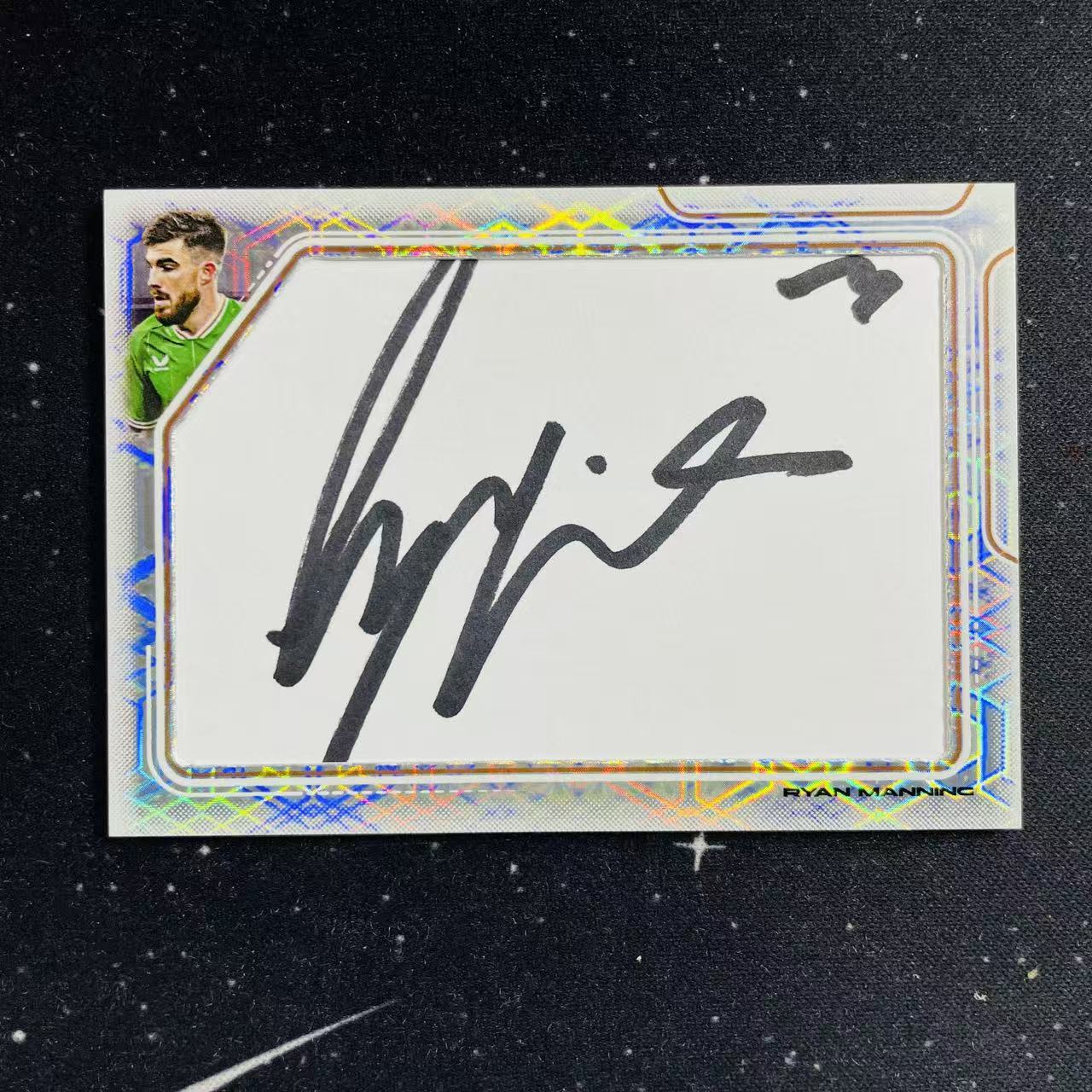 2025 Futera Fans Selection Ryan Manning 瑞恩 曼宁 1/1编 1of1 签字 卡签 仅此一张 爱尔兰 南安普顿 瑕疵如图 洛北拍卖 徐总3380L