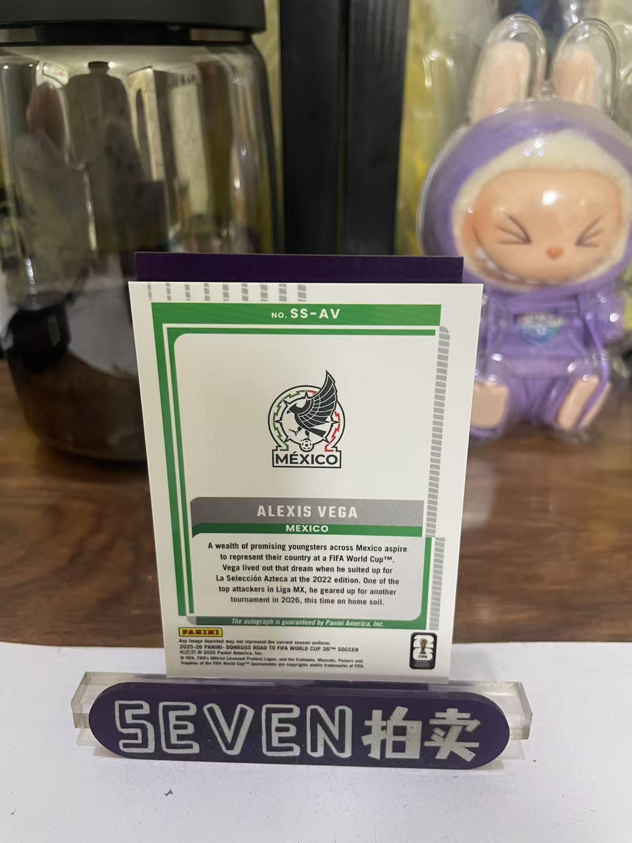 2025 Panini Donruss ALEXIS VEGA 【seven拍卖】杜蕾斯 墨西哥 维加 签字 卡品如图 细节如图 陈亮