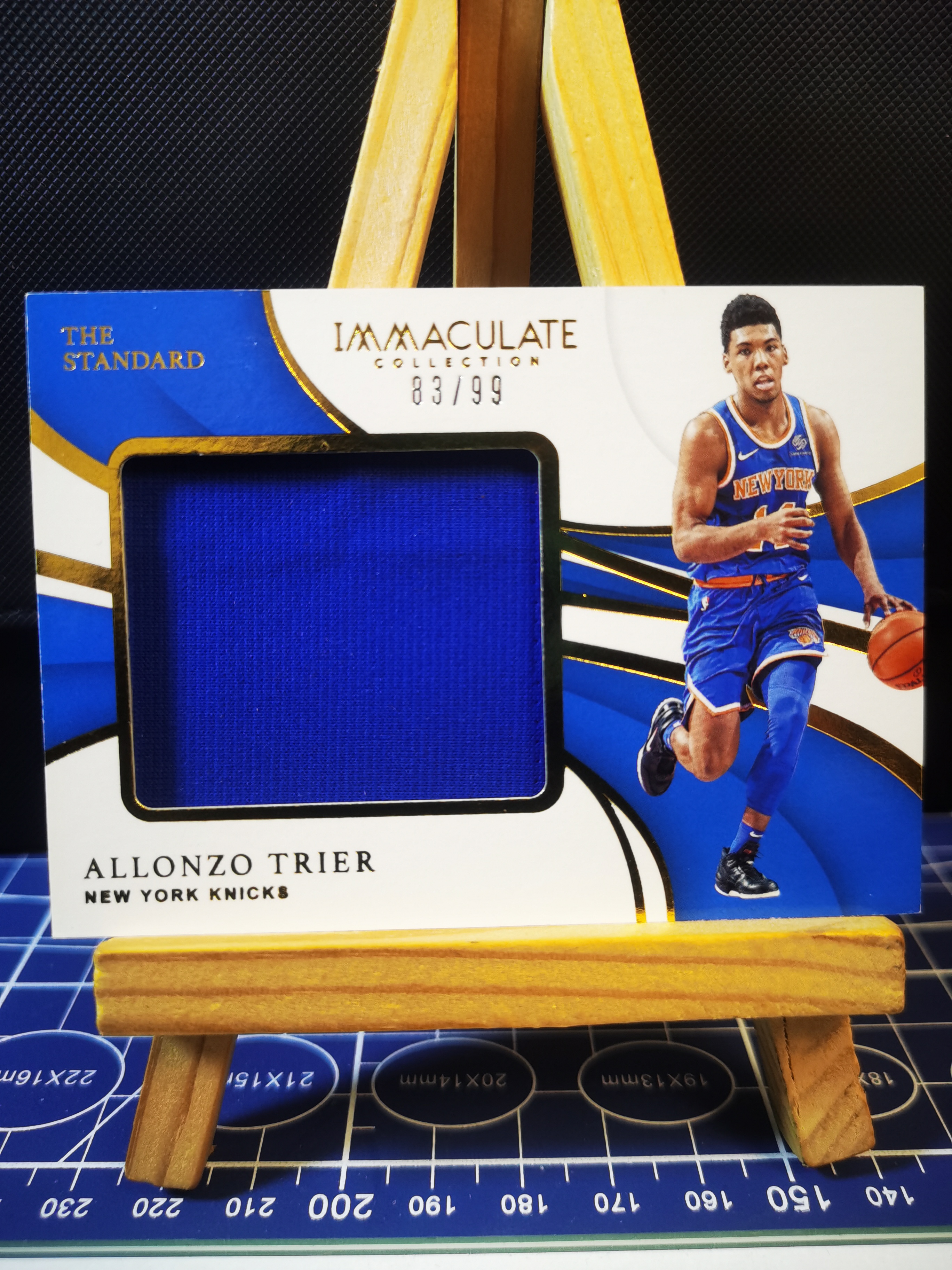 2018-19 Panini Immaculate Allonzo Trier RC #ST-ATR /99编 爱咪咪 阿朗佐特里尔 大窗 球衣 切割 尼克斯