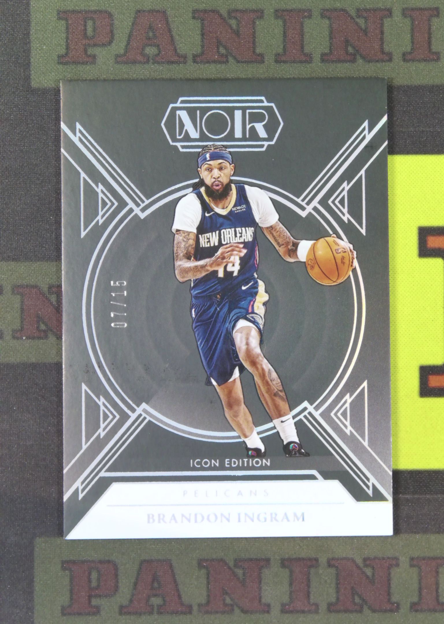 2024-25 Panini Noir Brandon Ingram Nirvana Project 布兰登 英格拉姆 鹈鹕 07/15 折射 诺尔 卡品如图 收藏必备 涛涛¥