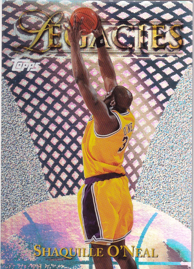 【thebighit】不累计TTB.1998-99 Topps 大鲨鱼 奥尼尔 Legacies 特卡 老特 折射 经典老卡