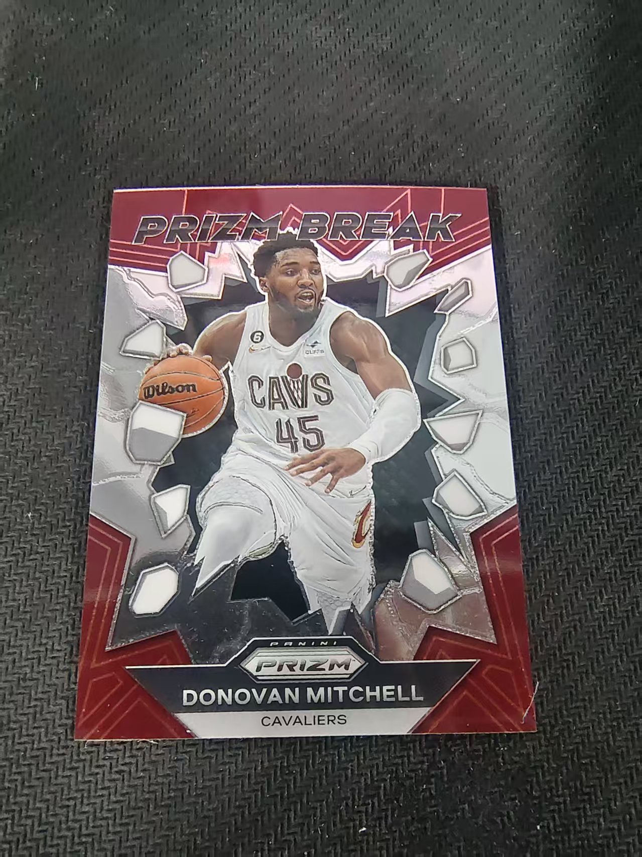 【可合并,不累计】2023-24 Panini Prizm Donovan Mitchell 多诺万 米切尔 蜘蛛侠 骑士 break特卡 PZ 划痕 边角微瑕 介意勿拍 #8