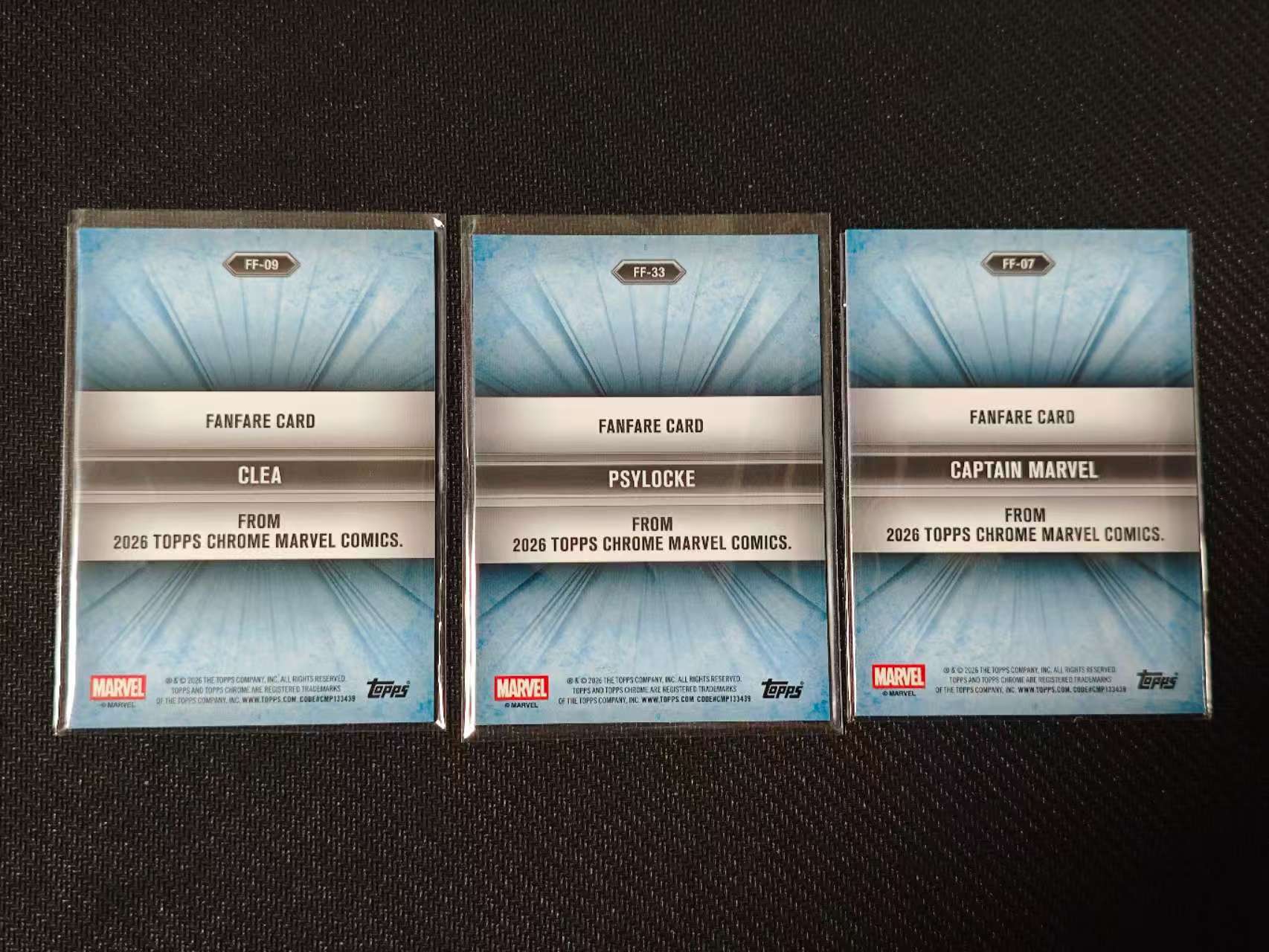 2026 Topps Chrome 漫威宇宙 Fanfare 【有品代卖】漫威 MARVEL 克莉 灵蝶(伊丽莎白)惊奇队长 喝彩特卡 银折 SP 值得收藏 卡品如图/sushi