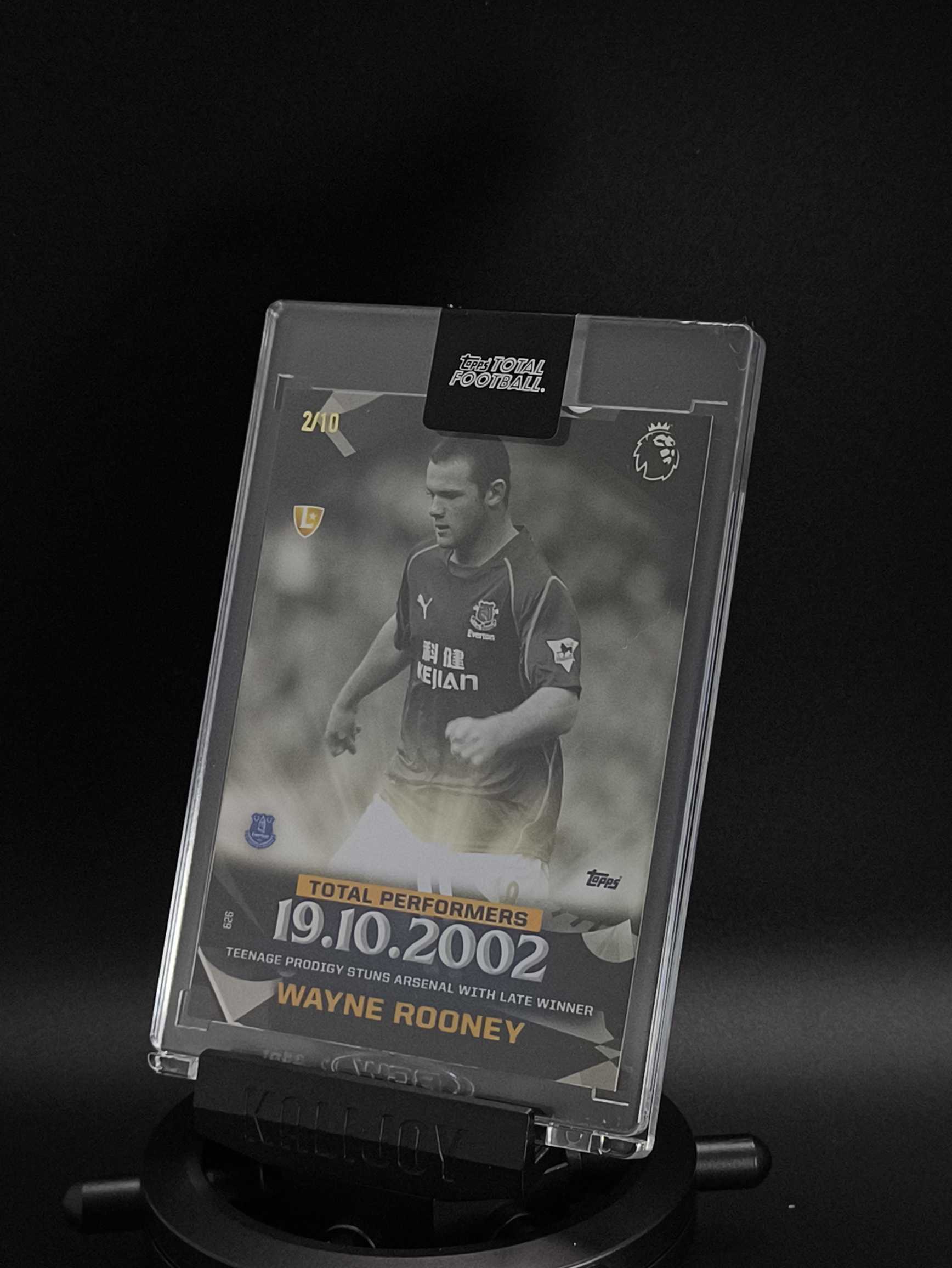 2025-26 Topps Total Football Wayne Rooney 韦恩·鲁尼 鲁小胖 鲁尼 埃弗顿 太妃糖 英格兰 2/10编 TTF 原封砖