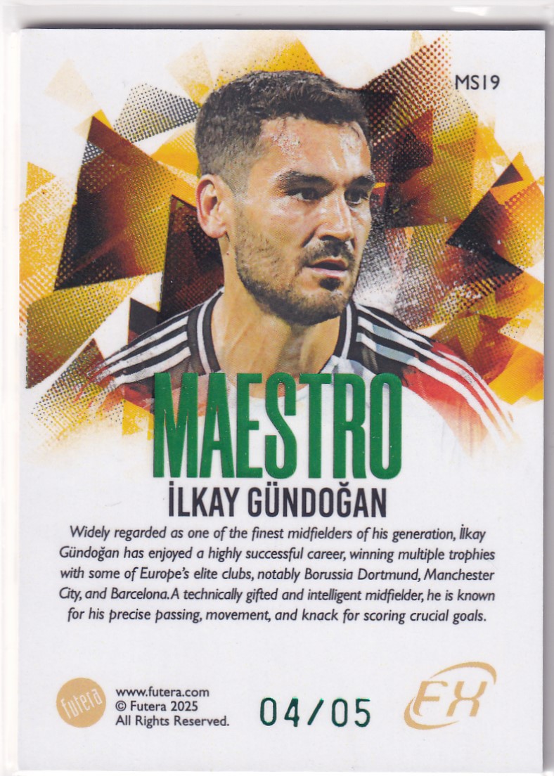 【thebighit】不累计004.2025 Futera FX 福特拉 德国 京多安 Maestro 特卡 低编 04/05编