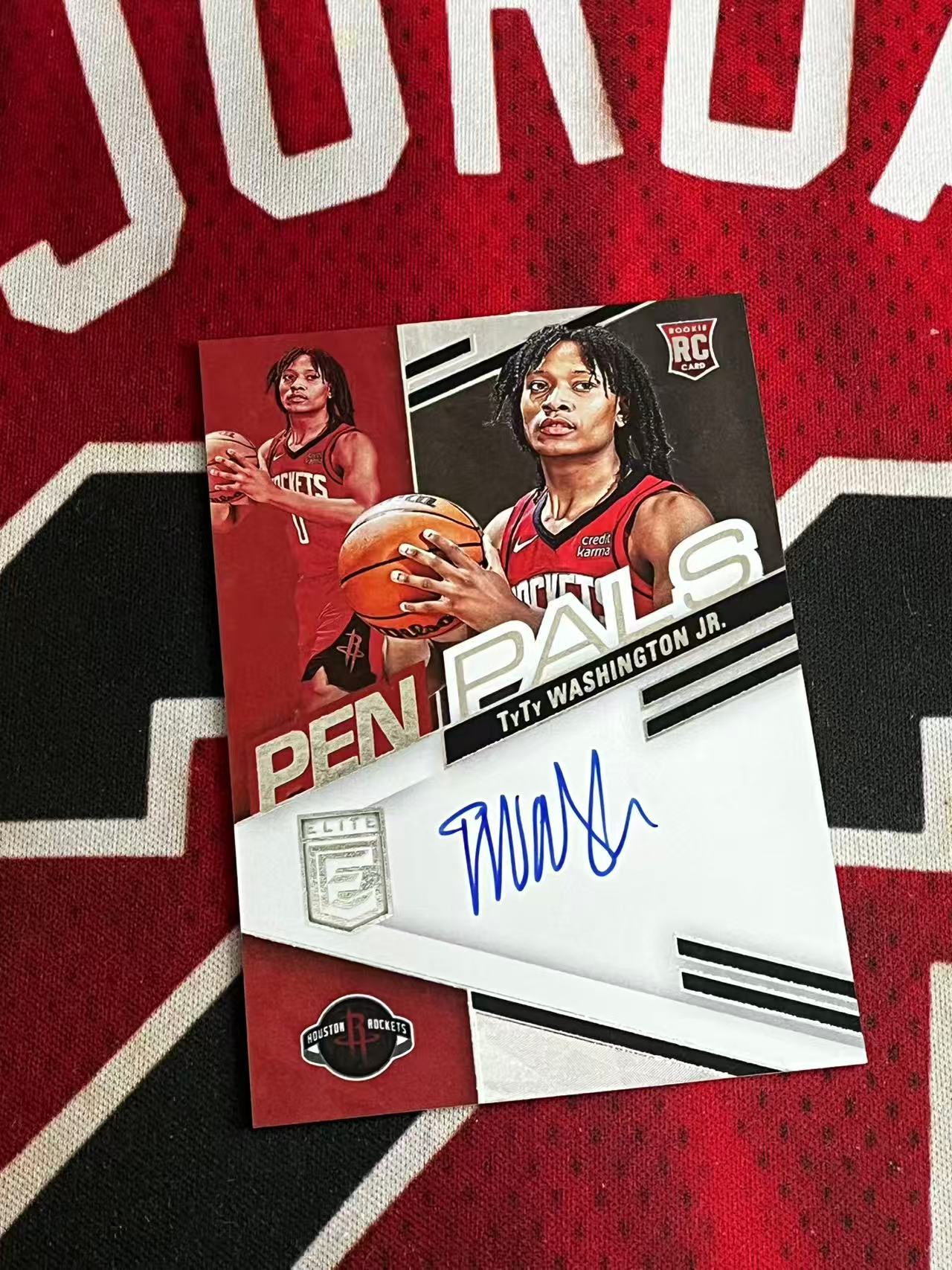 【接寄拍】2022-23 PANINI ELITE 精英系列 火箭 新秀RC 小泰泰华盛顿 签字卡 卡签 笔友签 专收凑套必备【烂臭嘴拍卖】