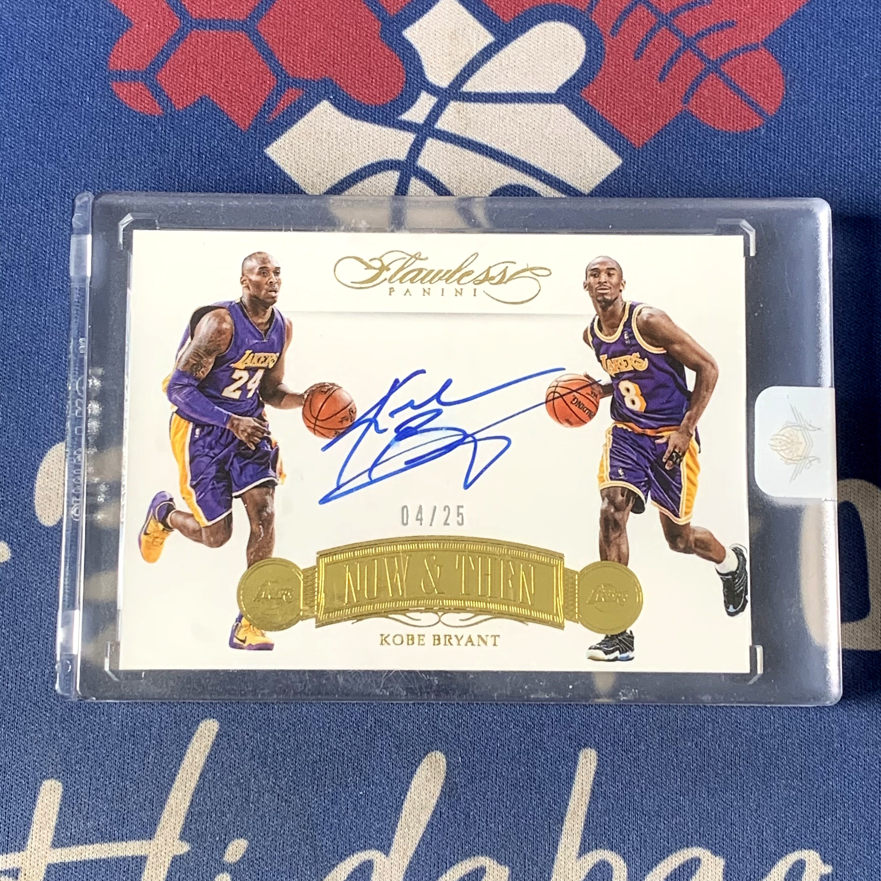 2015-16 Panini Flawless Kobe Bryant 【海宝】手提 湖人 科比 25编 金版 金折 前世今生 签字卡 卡签 原封砖 小飞侠 黑曼巴 老大亲签 顶级好卡 收藏必备