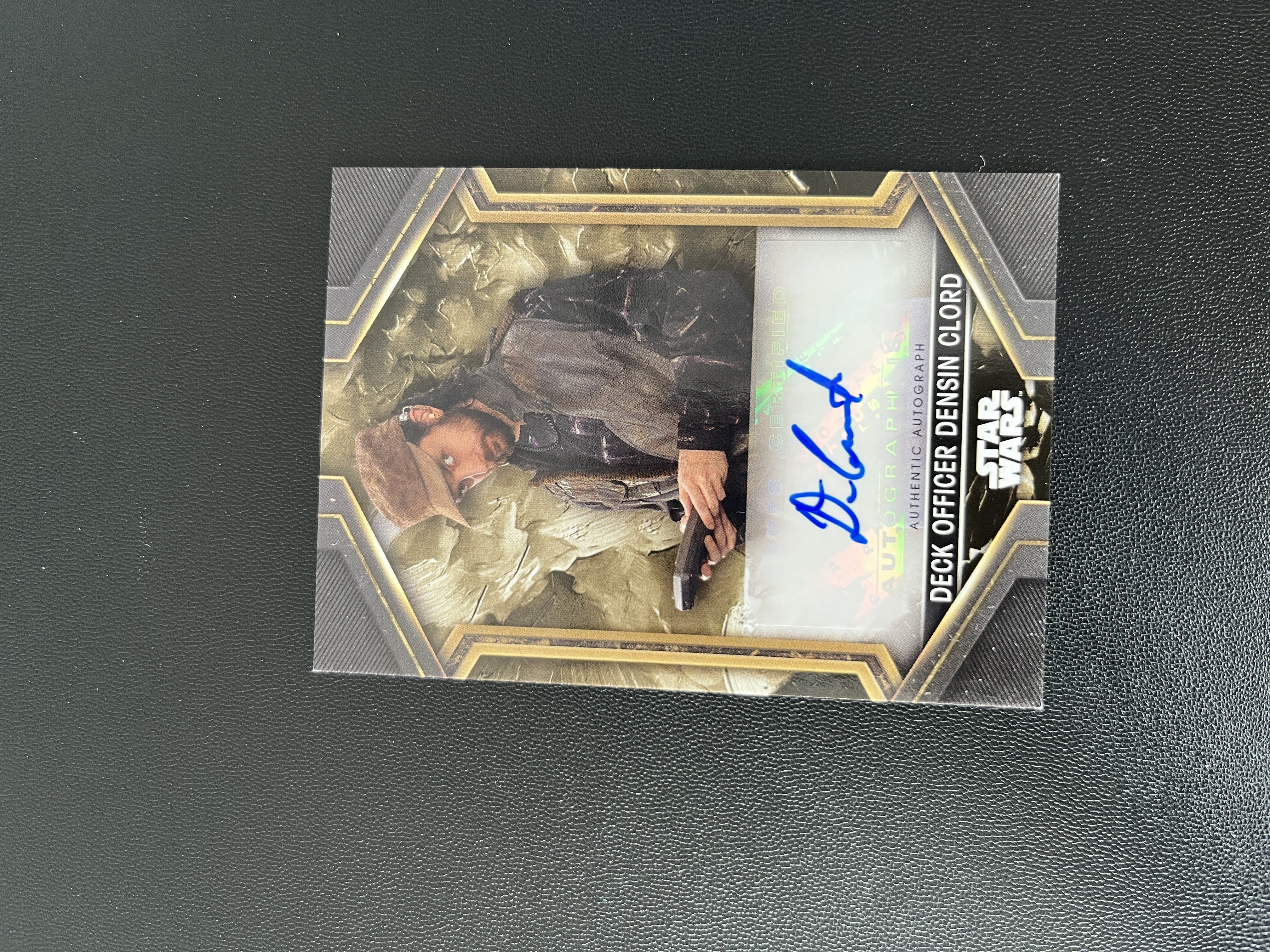 2024 Topps Star Wars Deck Officer Densin Clord 【禄卡拍卖】星球大战 飞船高级船员 签字 #A-DC 10.31-光头-Z05
