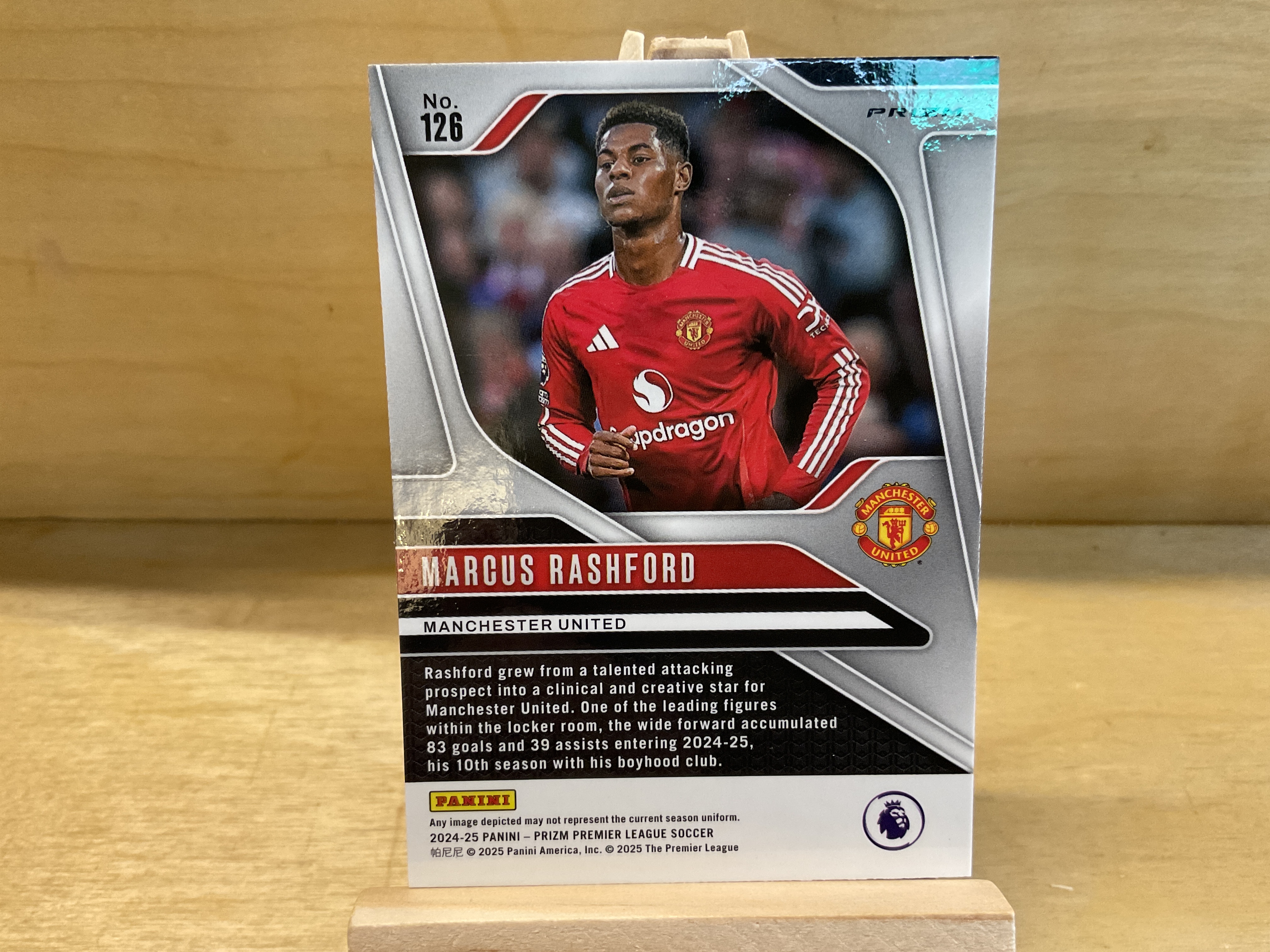 2024-25 Panini Prizm Marcus Rashford #126 拉什福德 曼联 英超 马库斯 英格兰 折射 拉师傅 PZ 英超PZ 圈圈折