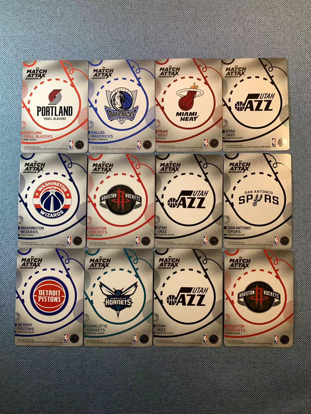 (詹叔代拍)2025-26 topps attax 游戏版 卡游联名 谢泼德 科林斯 亨德森 约翰逊 汤普森等 特卡 折射 特卡 折射 一图多张打包 顺丰寄付 i3