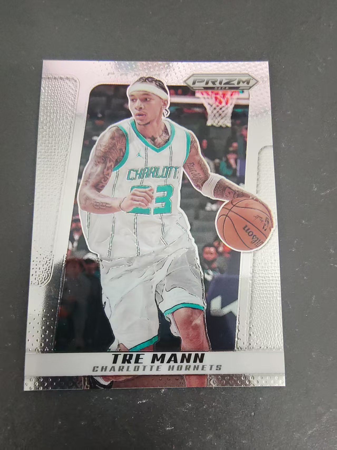 【可合并,不累计】2024-25 Panini Prizm Deca Tre Mann 复刻PZ系列 特里 特雷 曼 黄蜂 划痕 边角瑕疵 #160