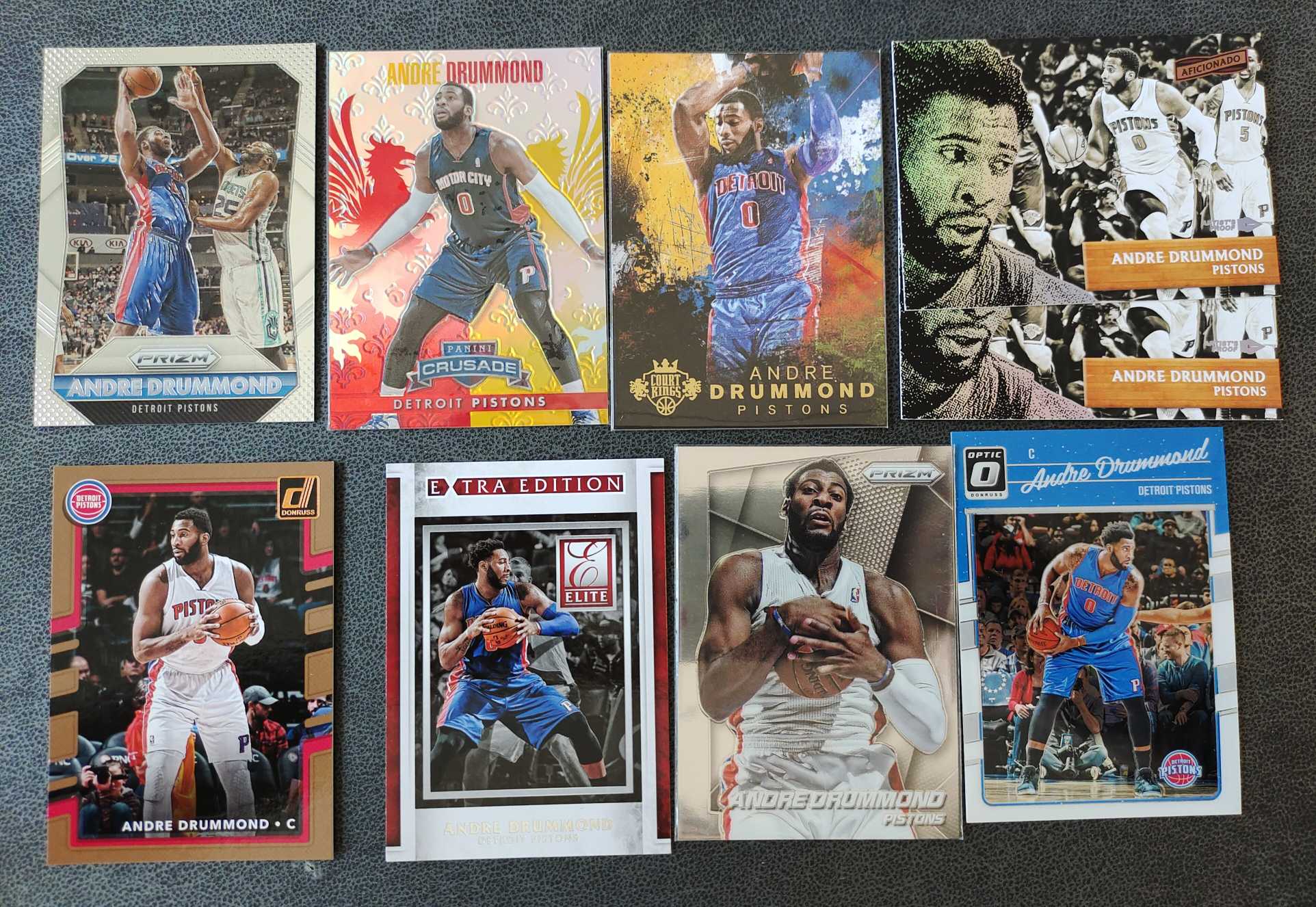 底特律 活塞队 安德烈 德拉蒙德 Andre Drummond 庄神 8张打包 十字军红折 291/349