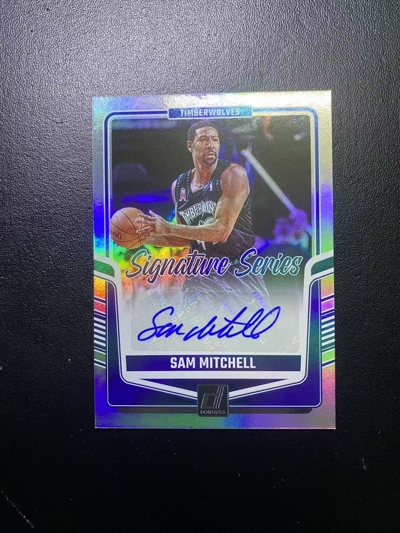 2024-25 Panini Donruss Sam Mitchell 森林狼 名宿 萨姆 米切尔 折射 银折 签字 卡品如图 值得收藏 dm