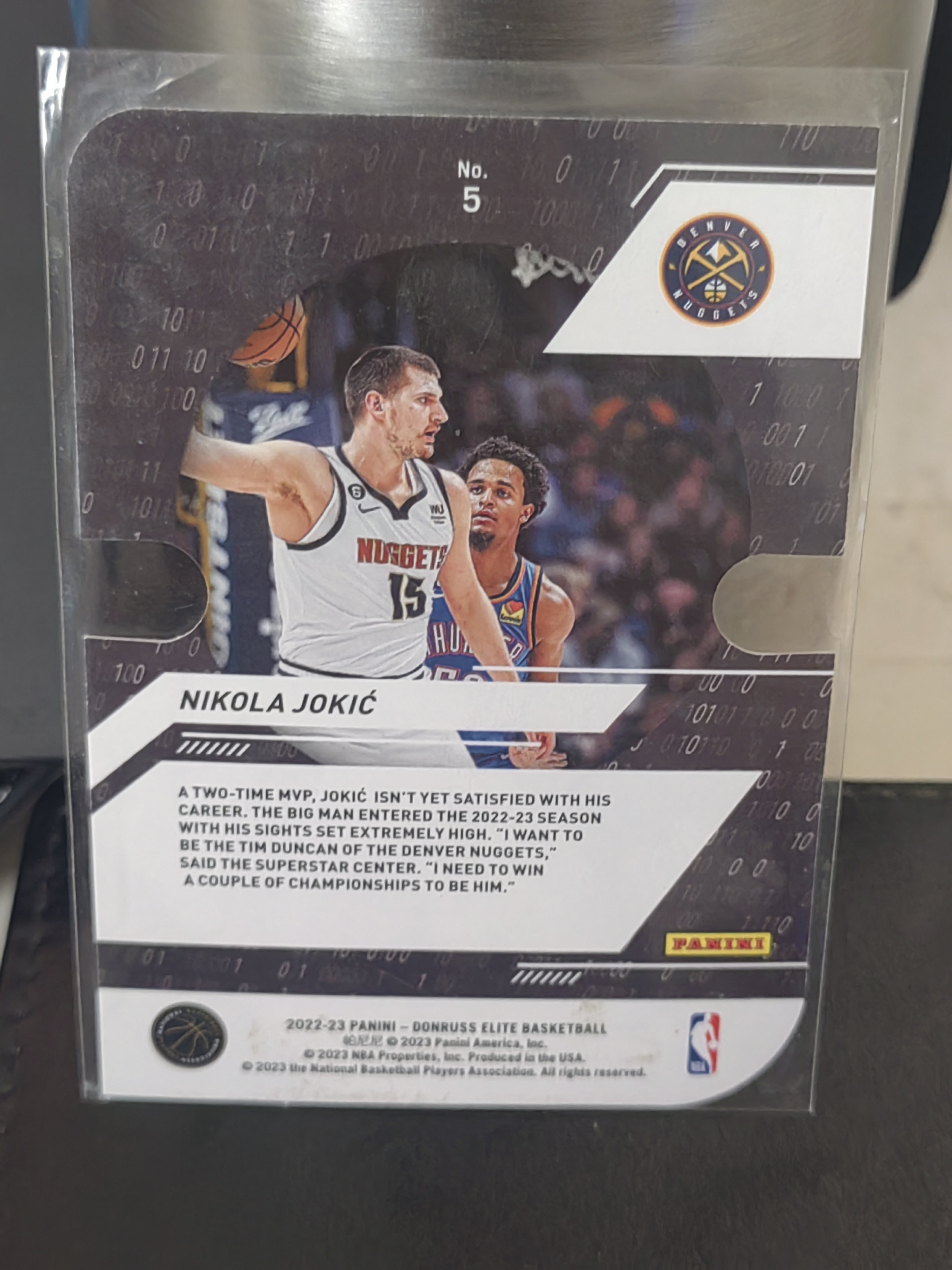 2022-23 Panini ELITE Nikola Jokić 精英 尼古拉约基奇 掘金 异形 橙折 特卡 POWER FORMULAS 力量公式 篮 白边白角 不保卡品 卡品如图