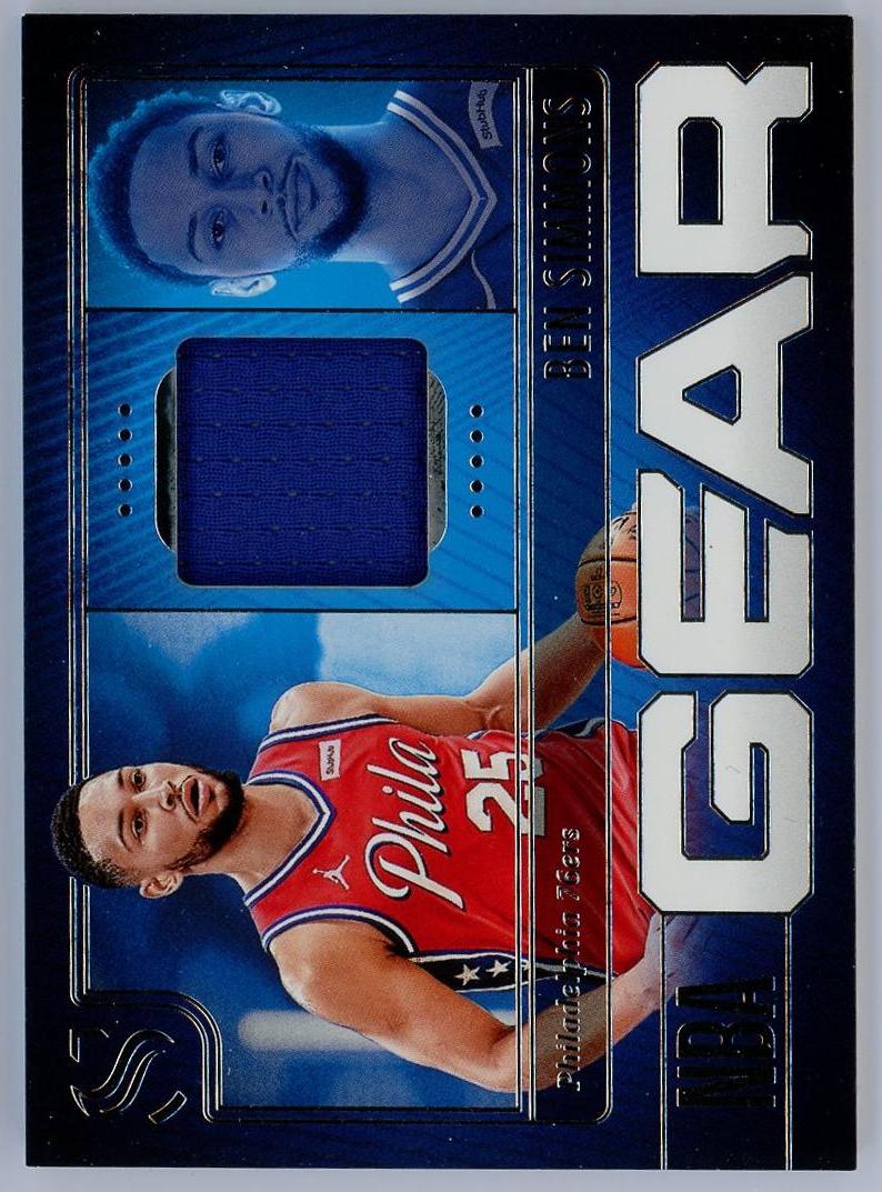 2024-25 Panini Silhouettes Ben Simmons 本西蒙斯 剪影 亲穿 球衣 物料 76人 卡品如图 0KM4/11.9