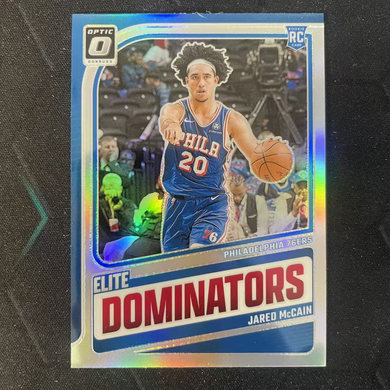 2024-25 Panini Donruss Jared McCain RC 【阿福代卖】贾里德 麦凯恩 76人 新秀 杜蕾斯op Elite Dominators 特卡 银折 收藏必备(行行行A)