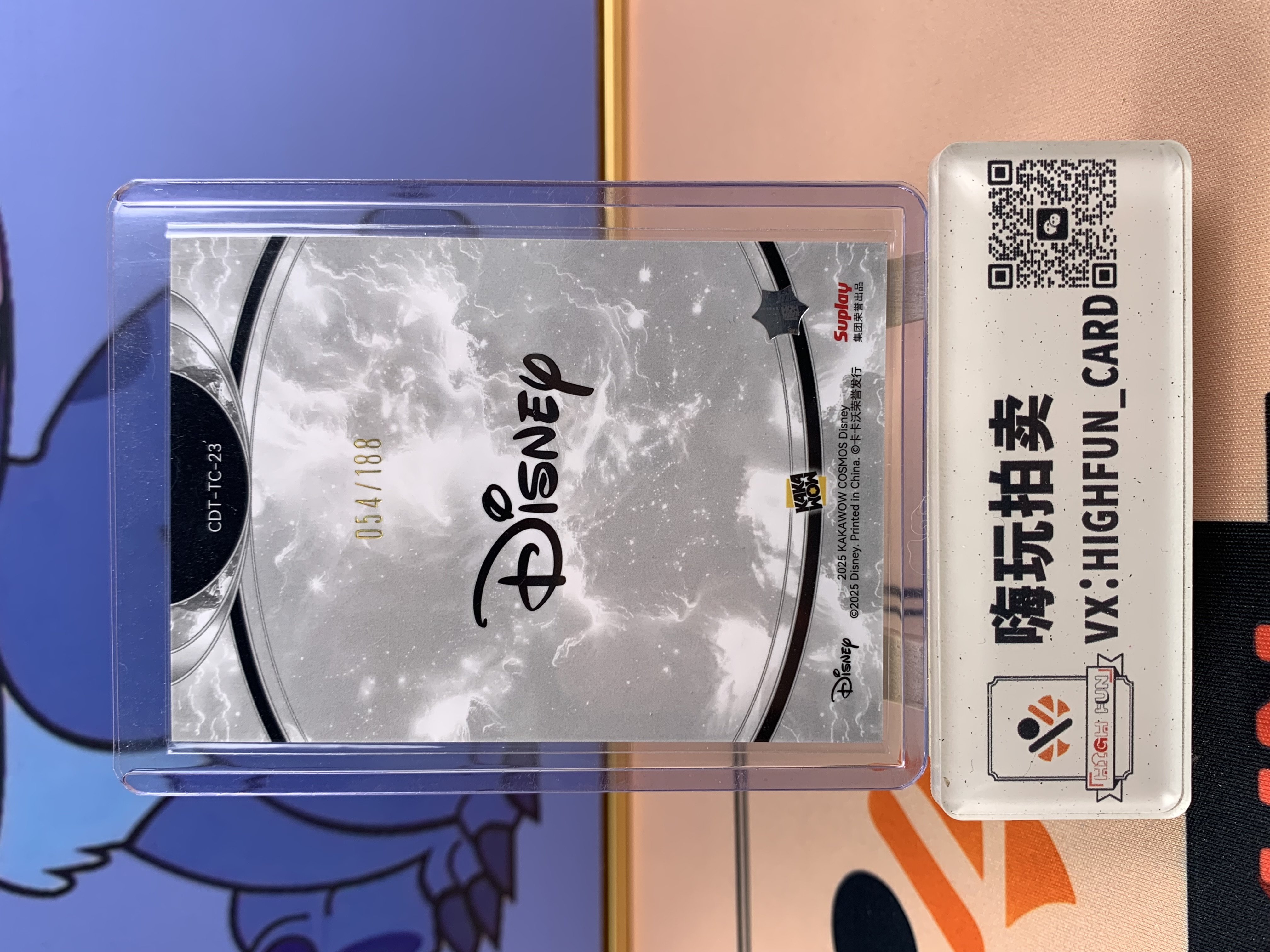 2025 Kakawow Disney 迪士尼cosmos 米奇 chill特卡/188 卡品如图 关联:米奇 米妮 史迪奇 小熊维尼 乐佩 艾莎 贝儿 爱丽儿 topps