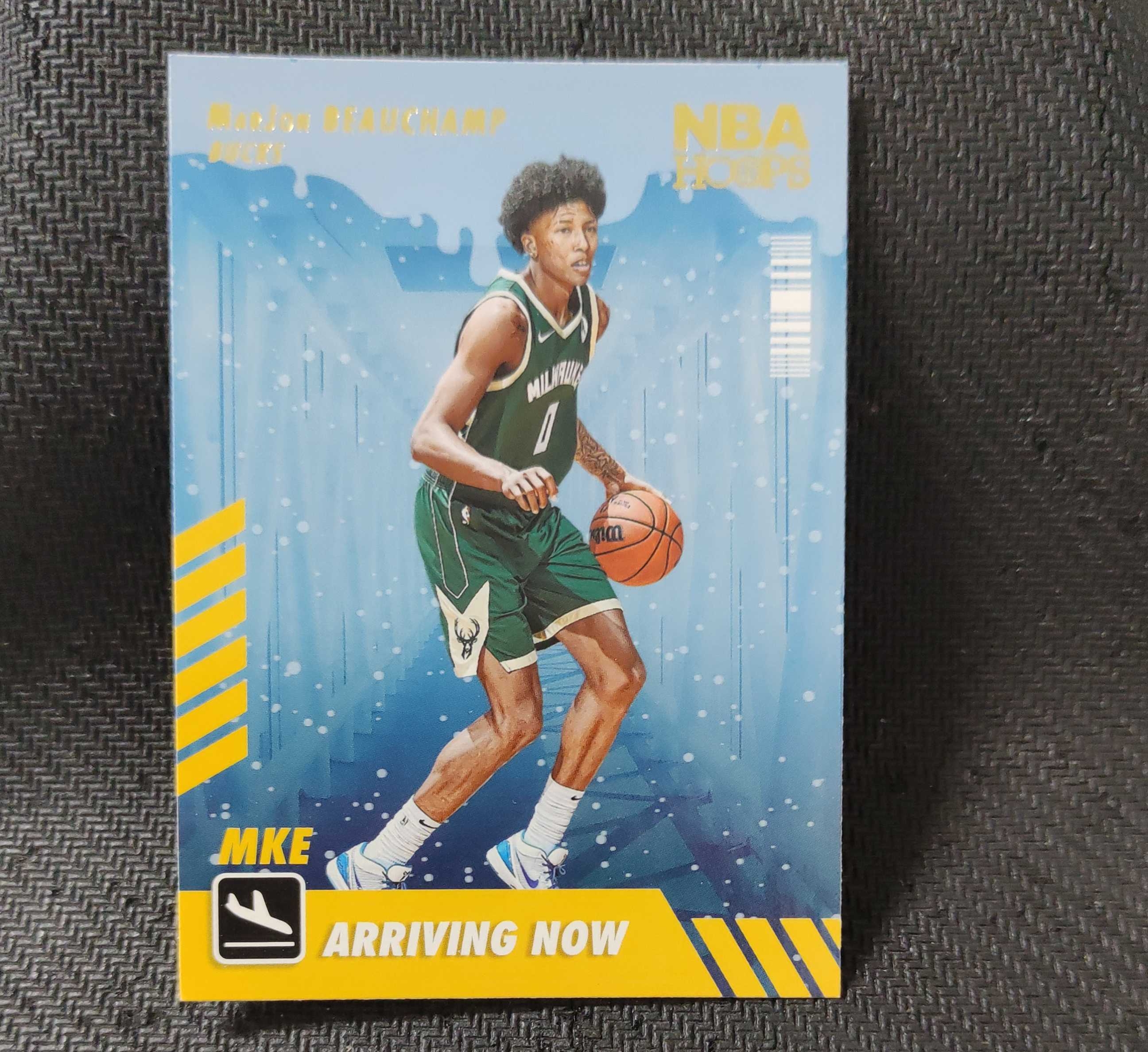 2022-23 Panini Hoops MarJon Beauchamp 马乔恩 比彻姆 arriving now特卡 雄鹿队 收藏必备 可累计 收卡