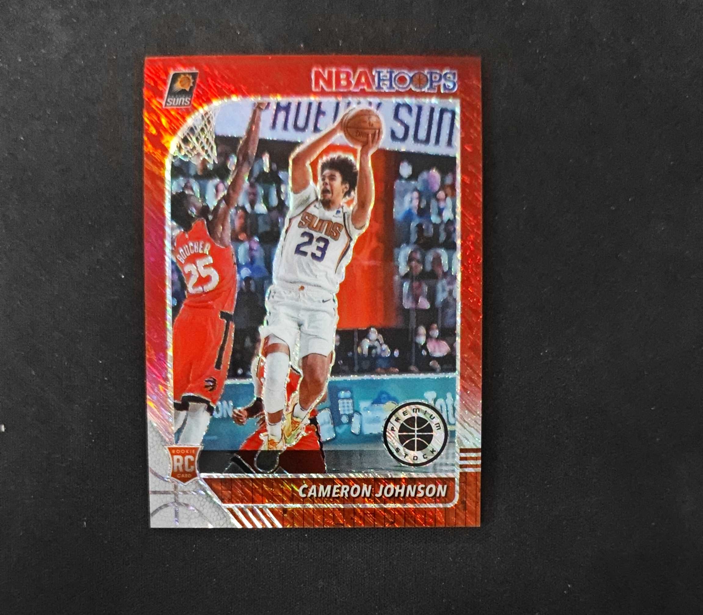 2019-20 Panini Hoops Cameron Johnson RC 【SC拍卖】新秀 太阳 卡麦隆约翰逊 32/88编 红shimmer 收藏必备(ing哥)
