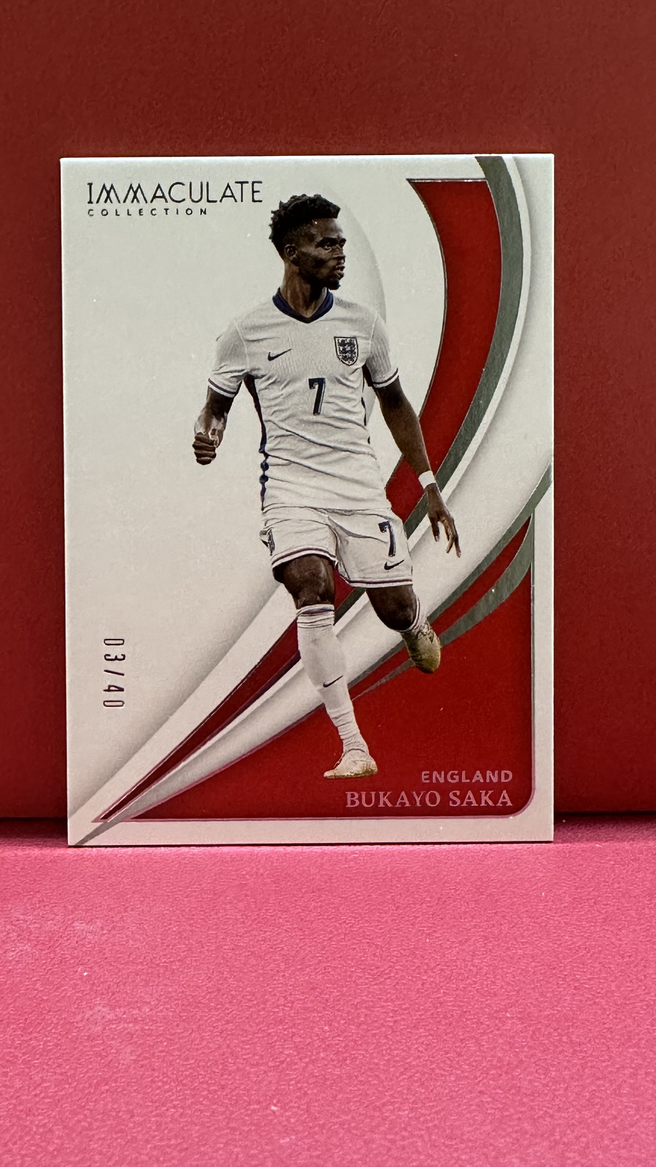 2024-25 Panini Immaculate Bukayo Saka 布卡约 萨卡 03/40编 英格兰 阿森纳 IMM